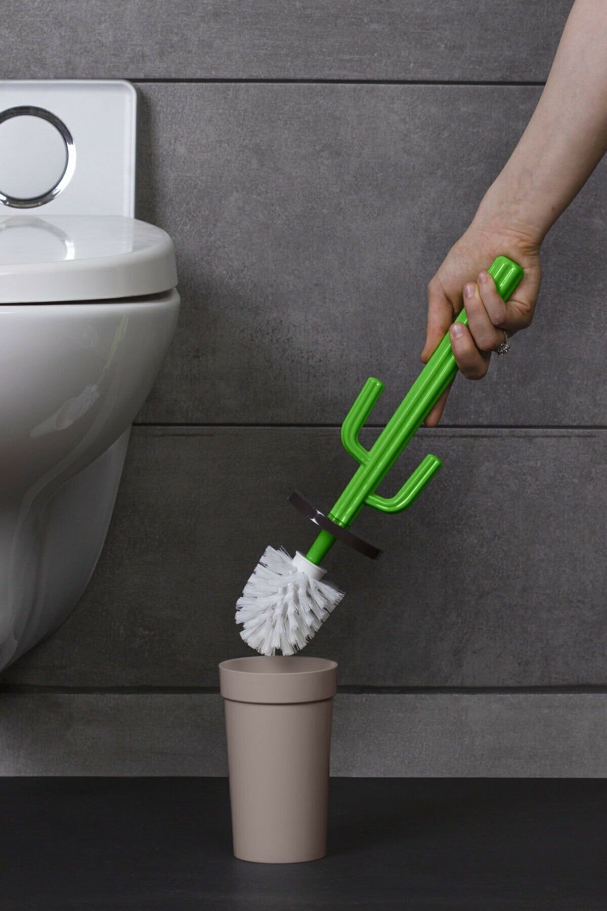 La Push Concept Okyanus Kaktüs Wc Fırça Seti Vizon