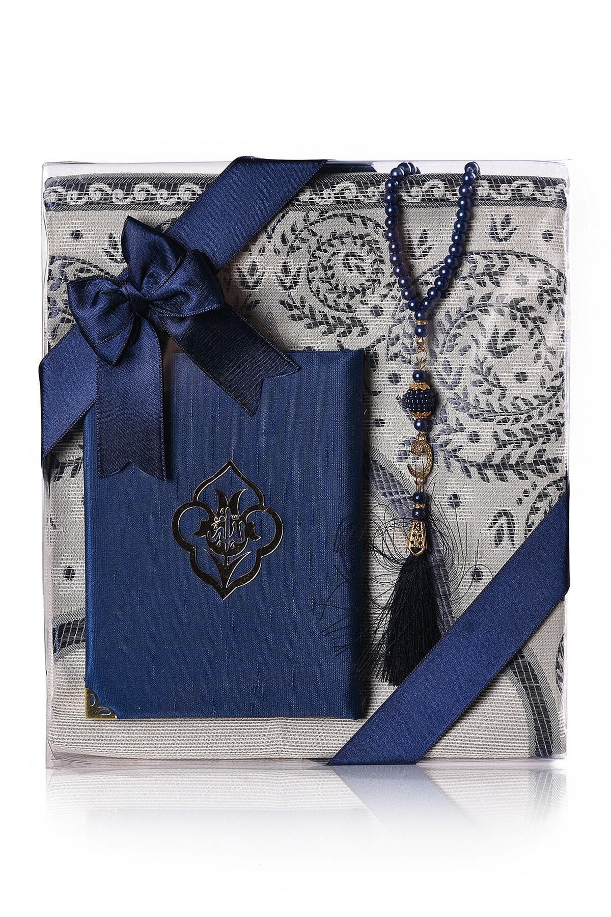 ikrahac Kare Set (SECCADE ŞANTUK YASİN İNCİ TEPİH)lacivert 28x23