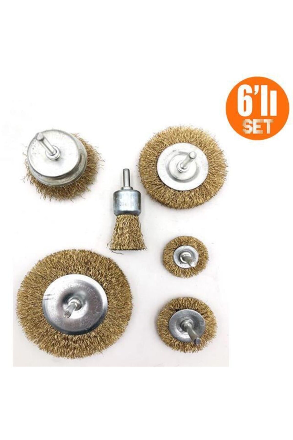 Bhd Tools Bhd 6 Parça Pimli Tel Fırça Seti