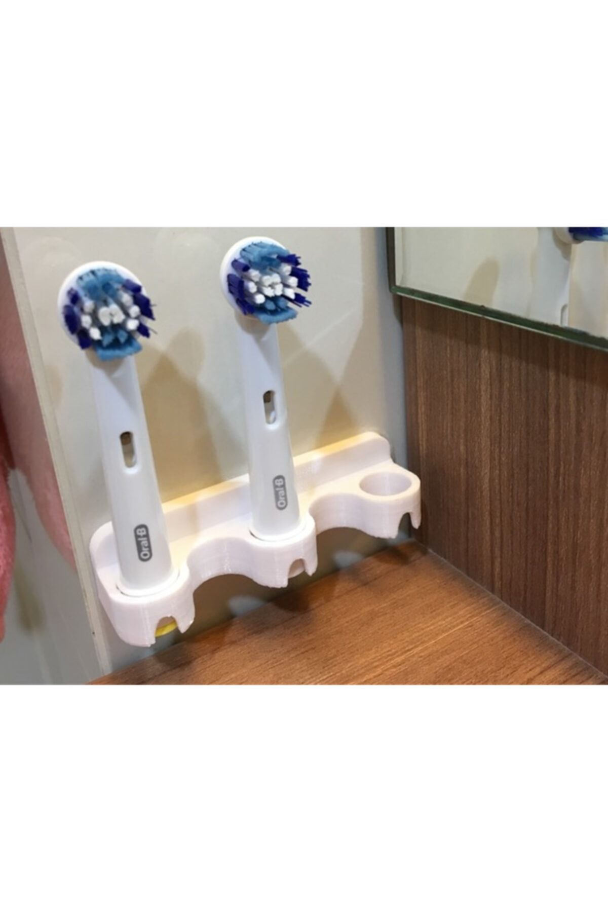 OralB Diş Fırçası Standı 3 Kişilik -yapışrmalı Kolay Montaj