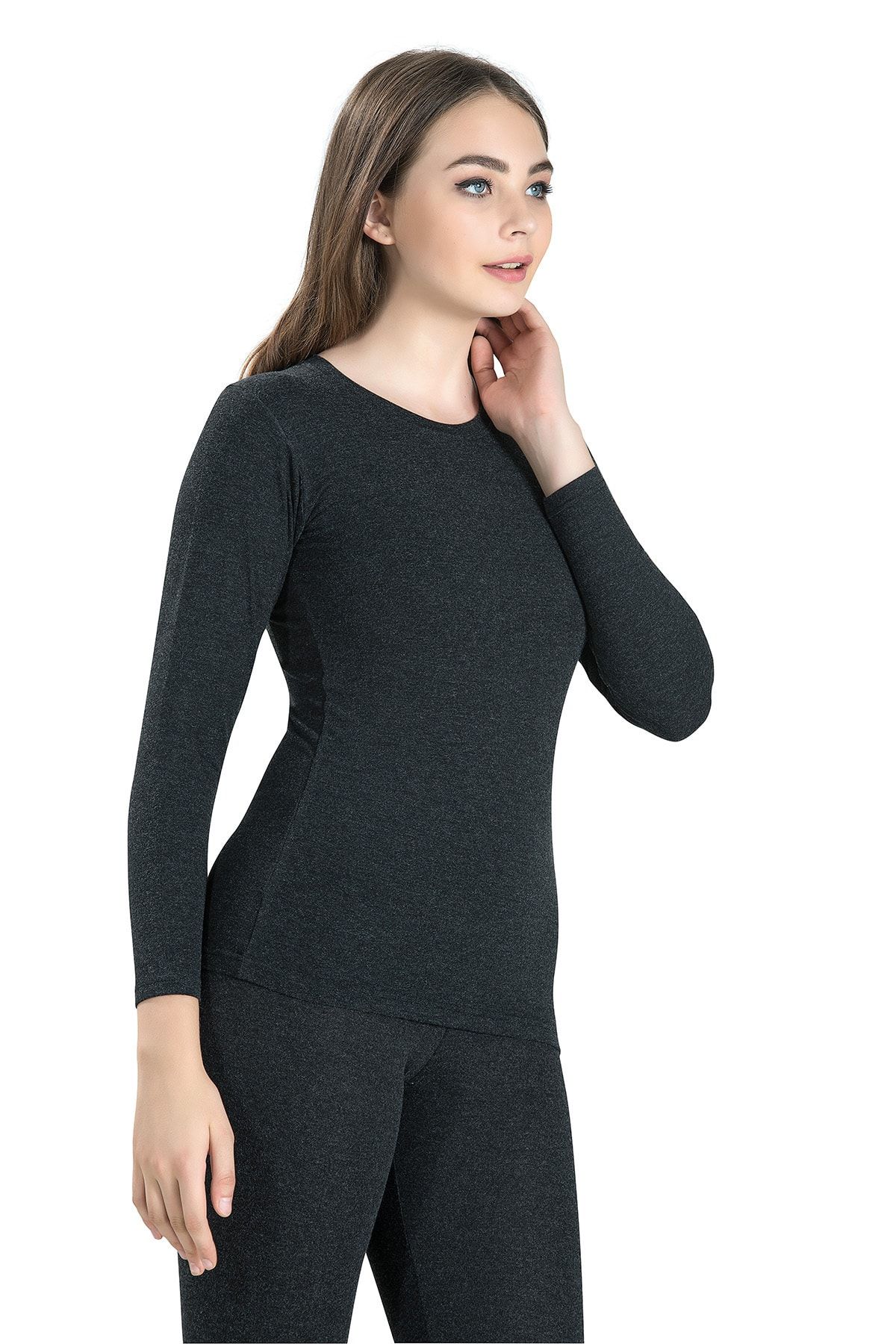 Jiber Kadın Kışlık Ince Ve Sıcak Üst Soft Termal Jbr-597