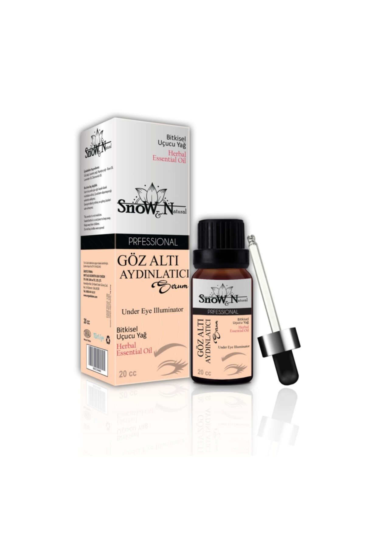 Snow&Natural Göz Altı Aydınlatıcı Morluk Giderici Ve Koyu Halka Karşıtı Serum 20ml