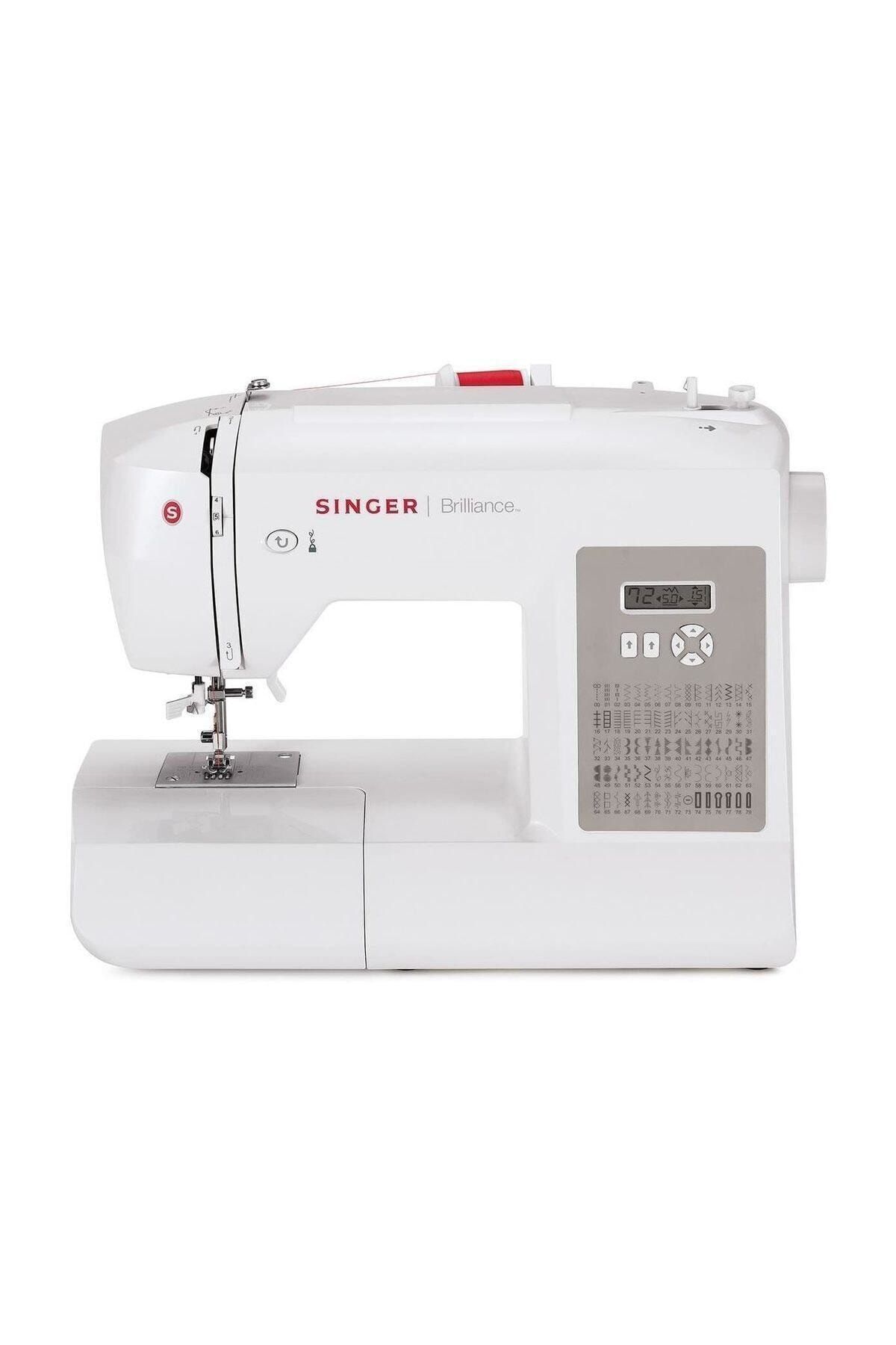 SİNGER Beyaz Brilliance Dikiş Makinesi 6180