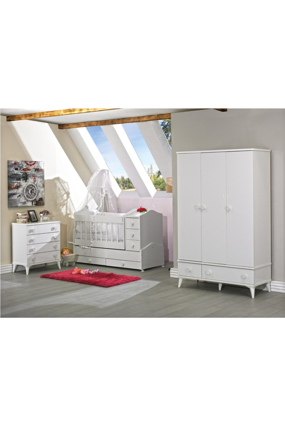 KÜMA ETİCARET Inci Bebek Odası Takımı