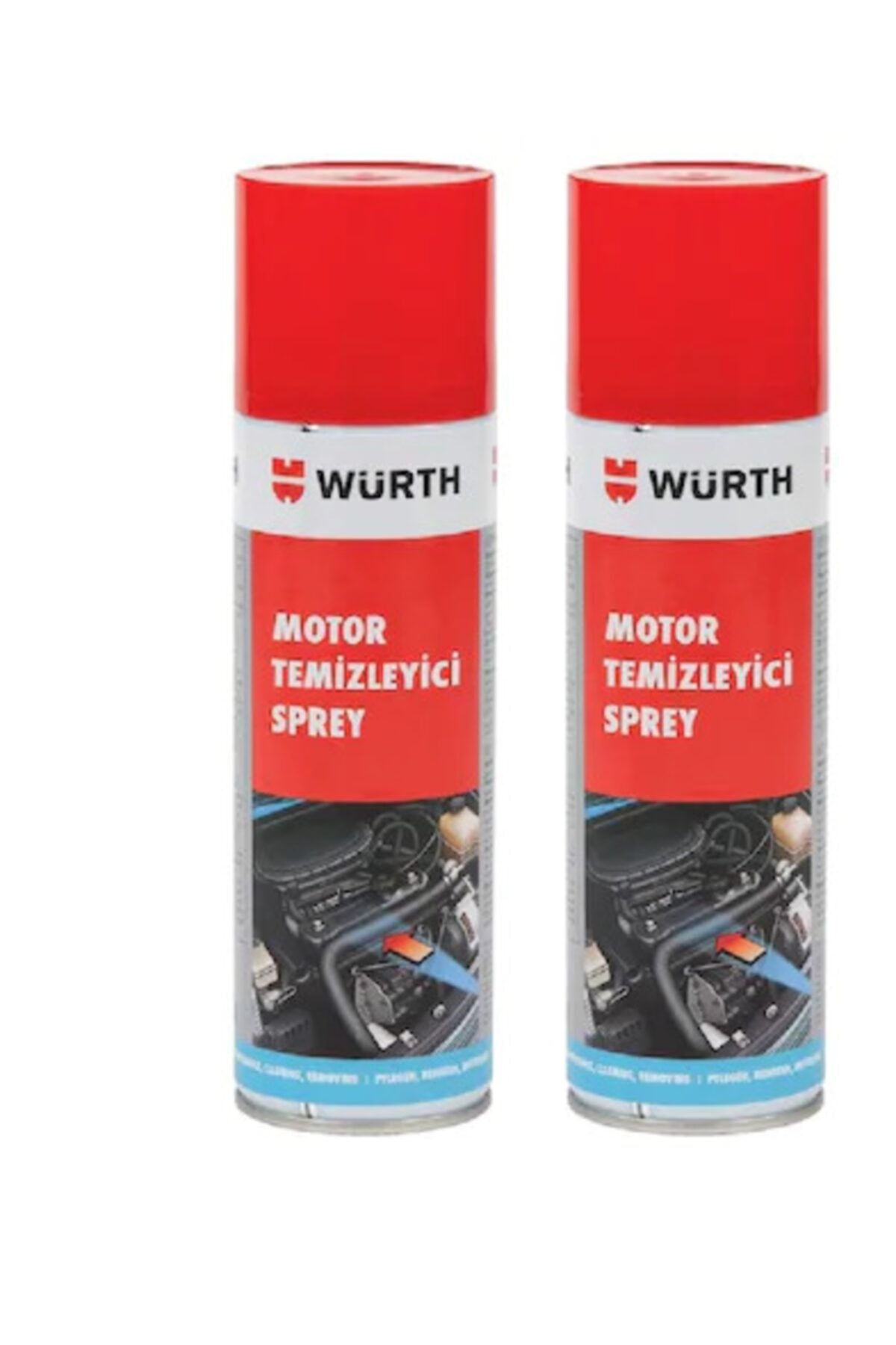 Würth 2 Adet Motor Temizleyici Sprey 500ml