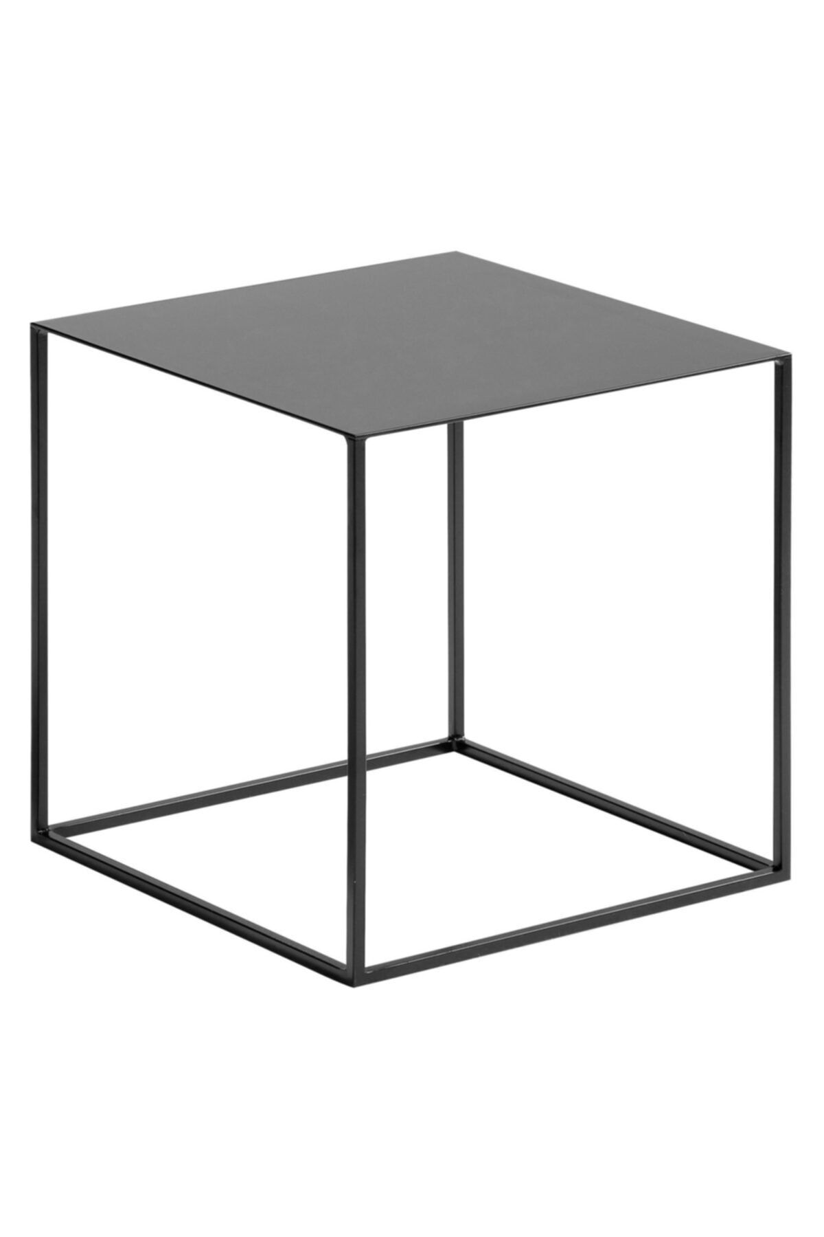 irongarden Iron Garden Siyah Metal Yan Sehpa