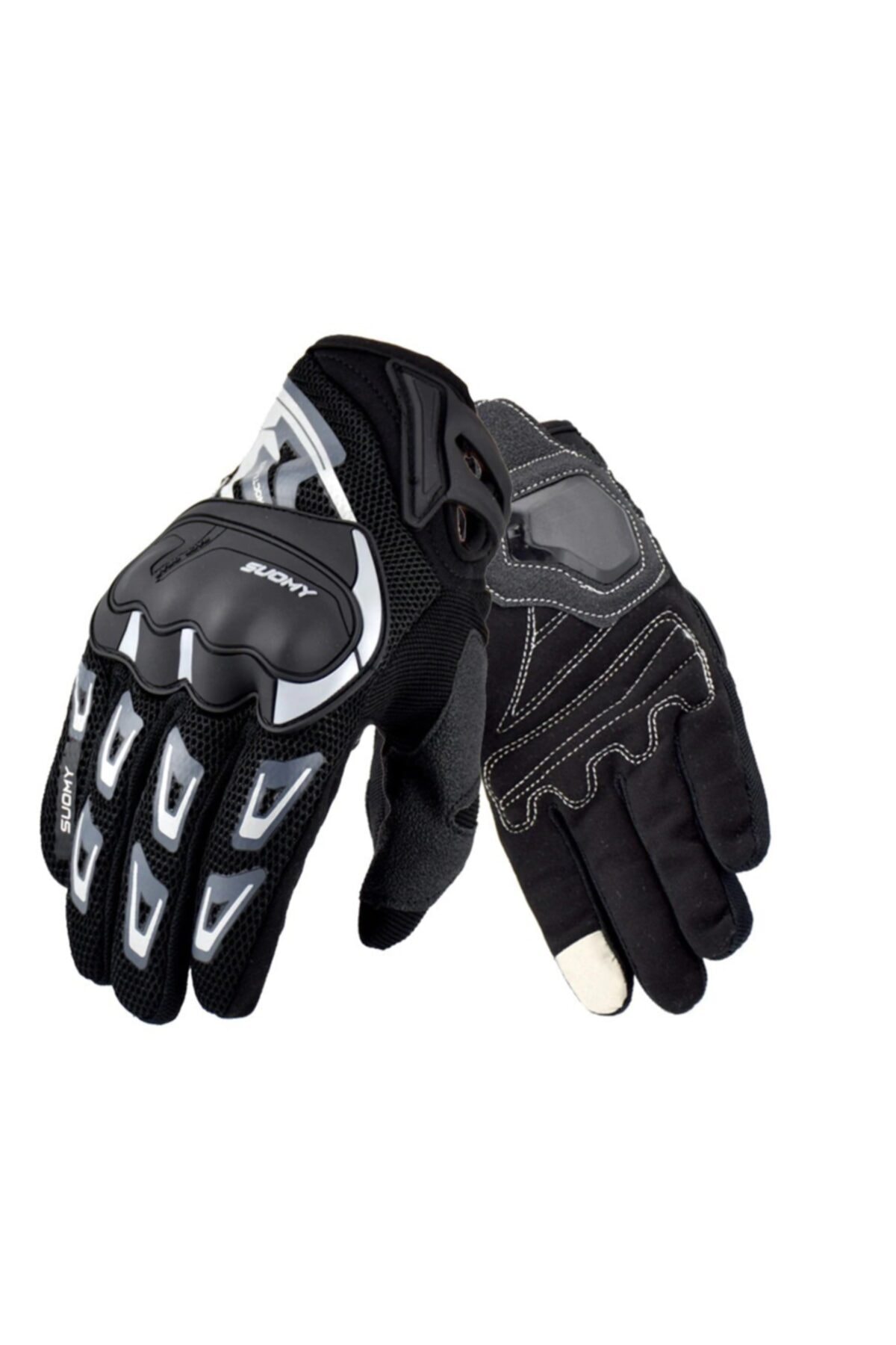 Suomy Su-11 Full Korumalı Reflektörlü Motosiklet Eldiveni