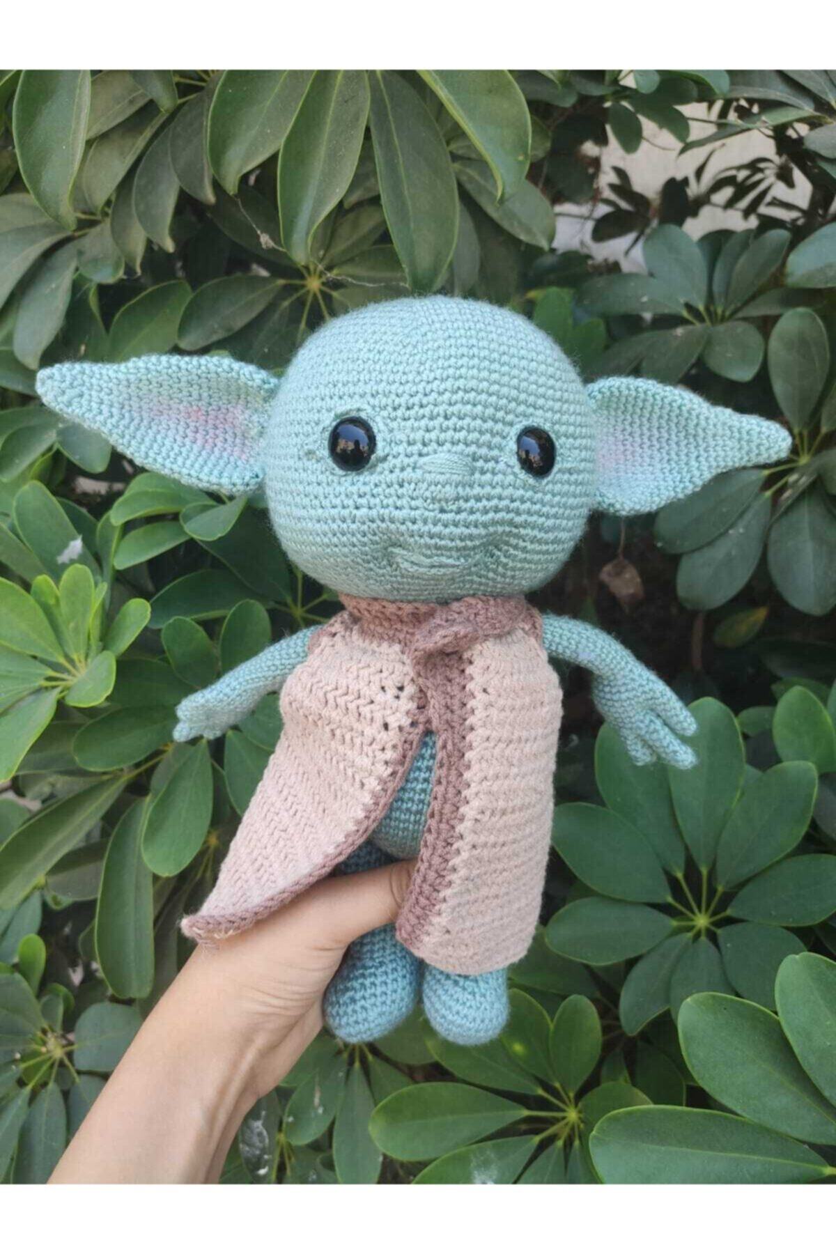 gülstoys Baby Yoda Organik Amigurumi Oyuncak Bebek