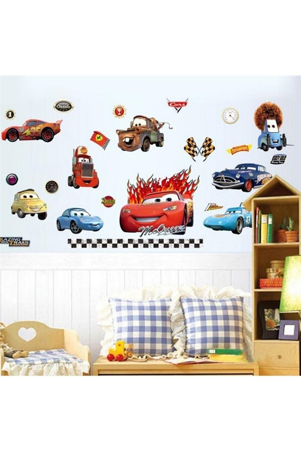 Kt Grup Duvar Sticker Arabalar Cars Filmi 50 X70 Cm
