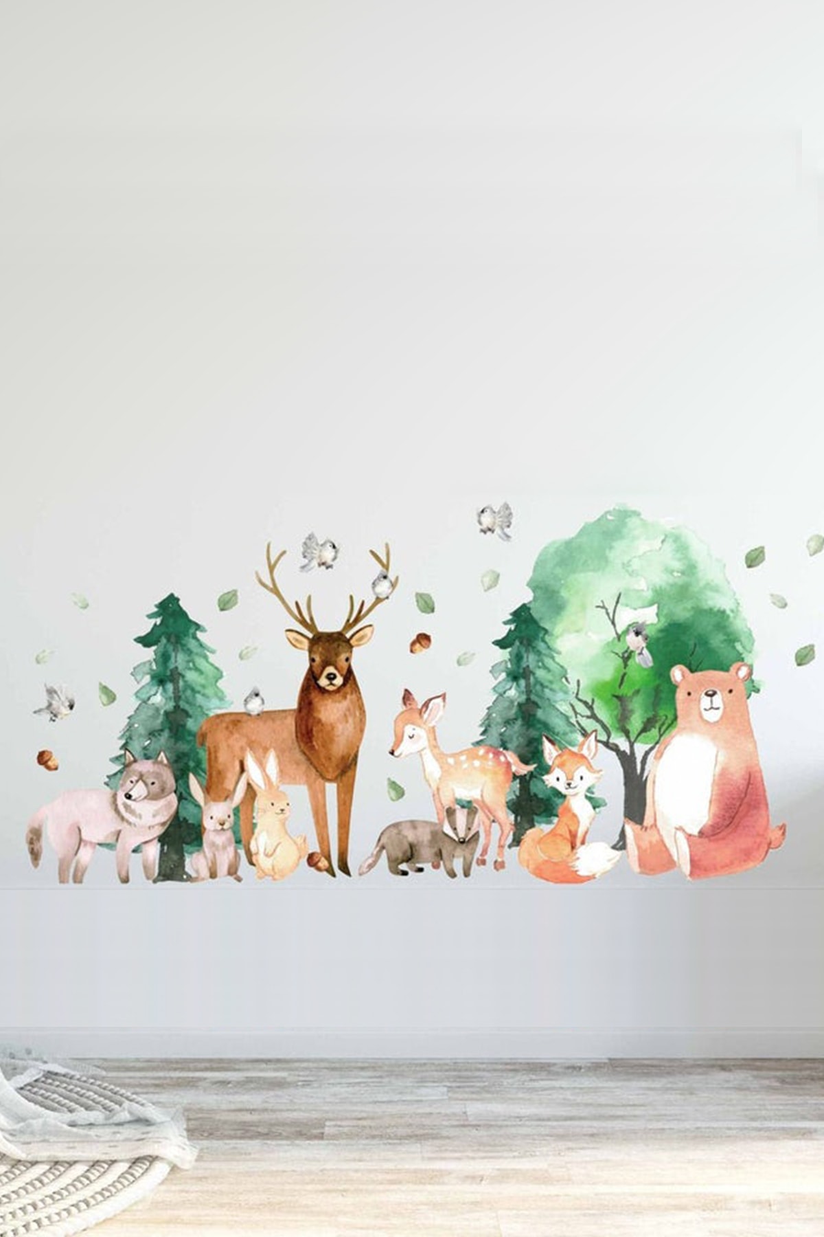 Kt Grup Woodland Animals Duvar Sticker