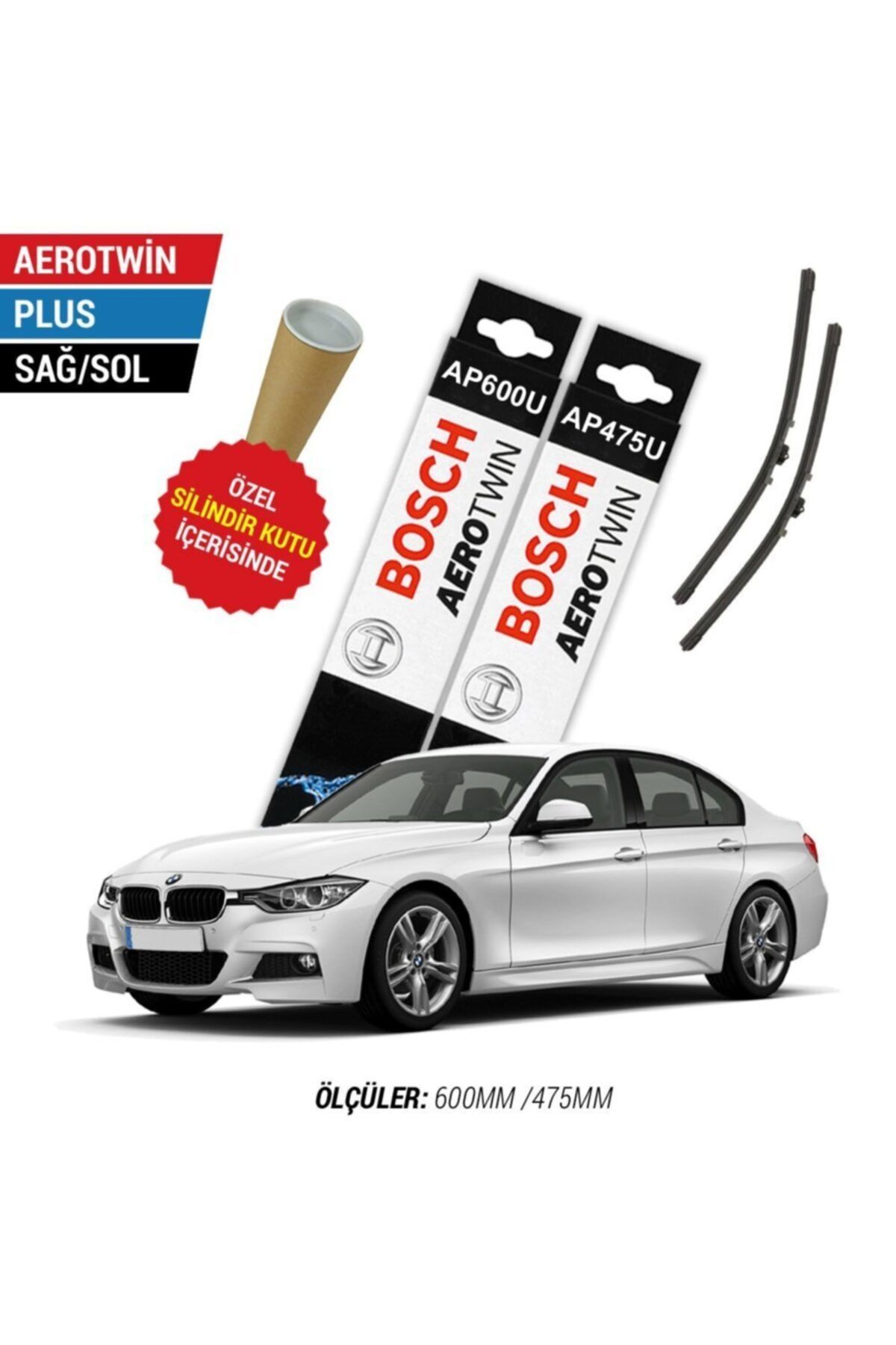 Bosch Bmw F30 Silecek Takımı (2012-2019) Aerotwin Plus