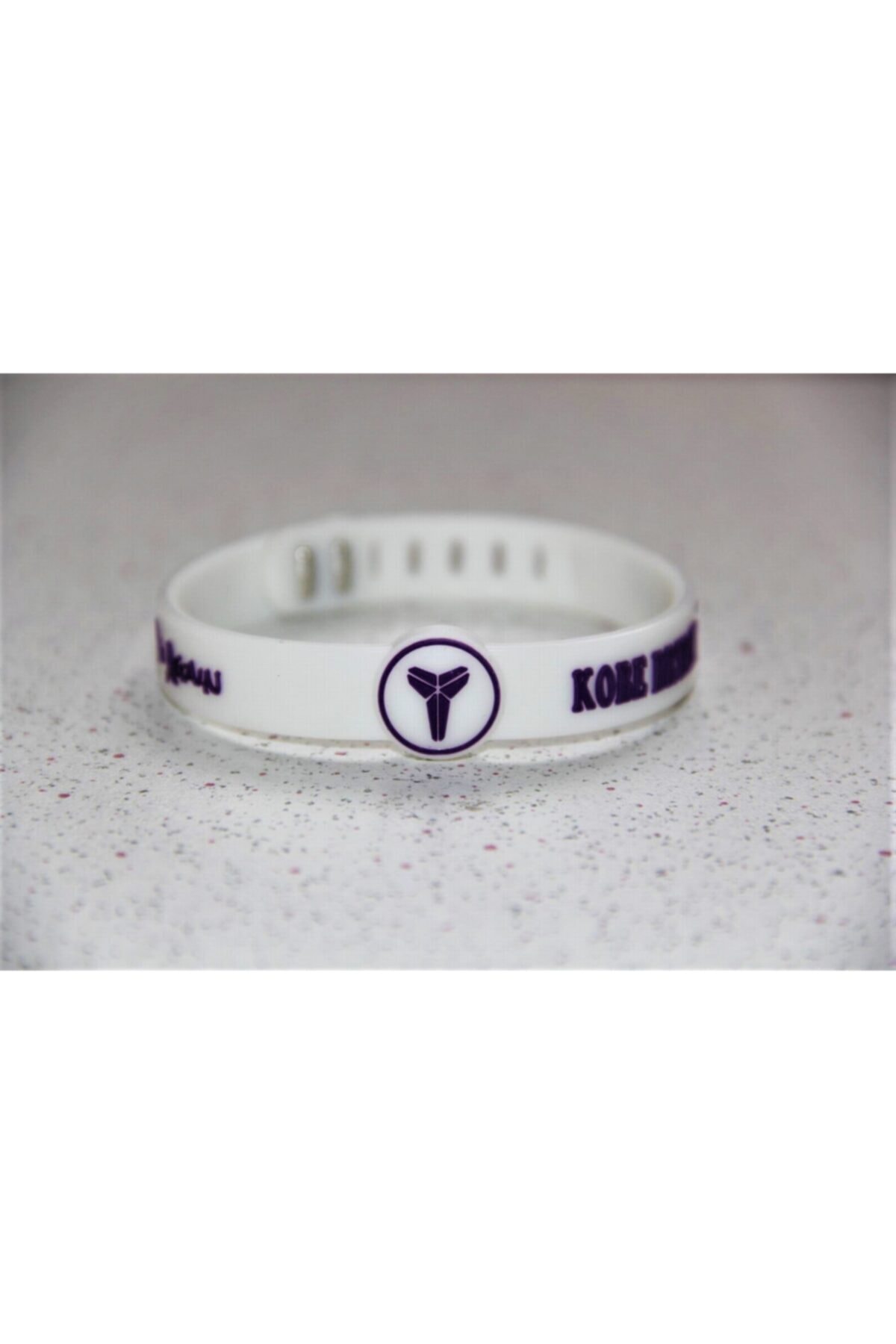 PurpleJam Kobe Bryant Beyaz Mamba Edition Ayarlanabilir Basketbol Bileklik