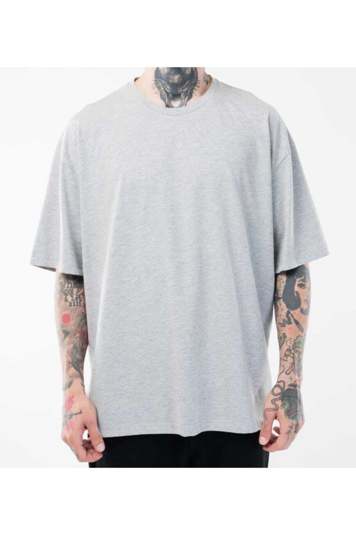 Gençwear Gri Oversize T-shirt