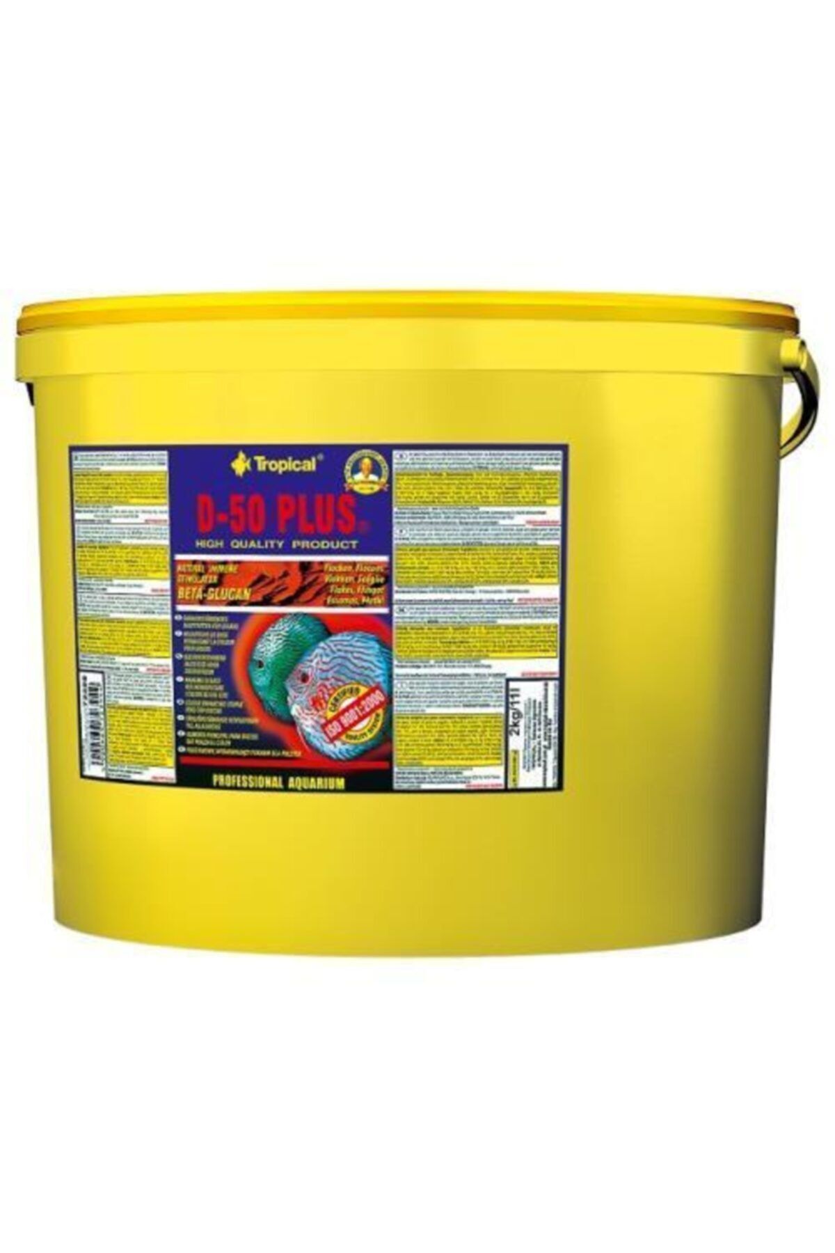 Tropical Discus D-50 Plus Flakes 11 Lt 2 Kg