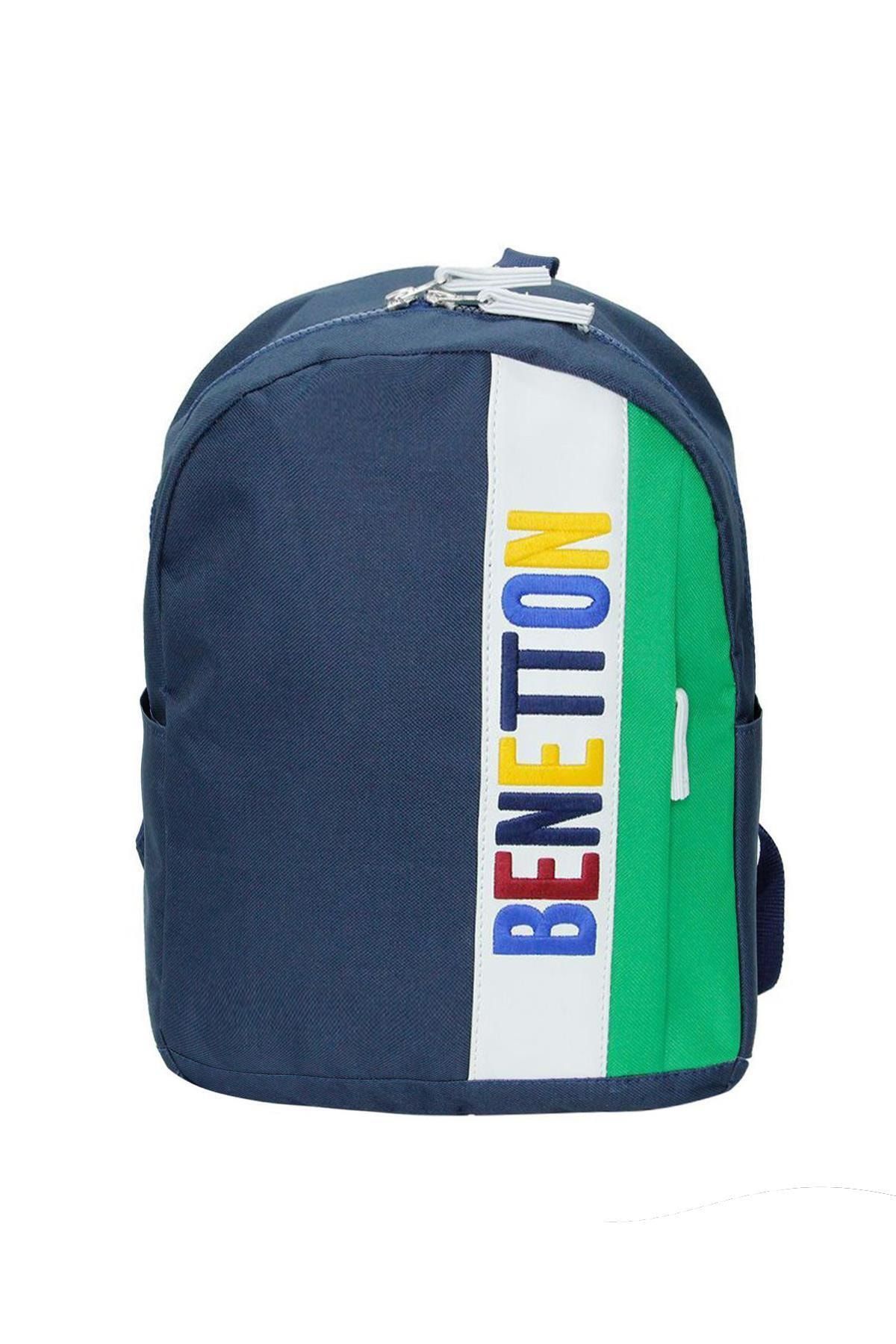 Benetton 70070 Lacivert-yeşil Anaokulu Çantası