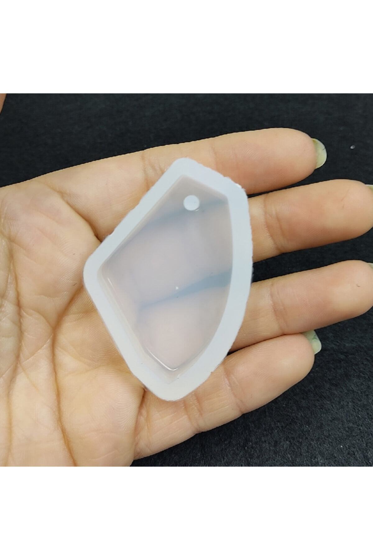 Hobizubi 20 Adet Kolye Anahtarlık Oval Süsleme Reçine Epoksi Kalıbı - A10