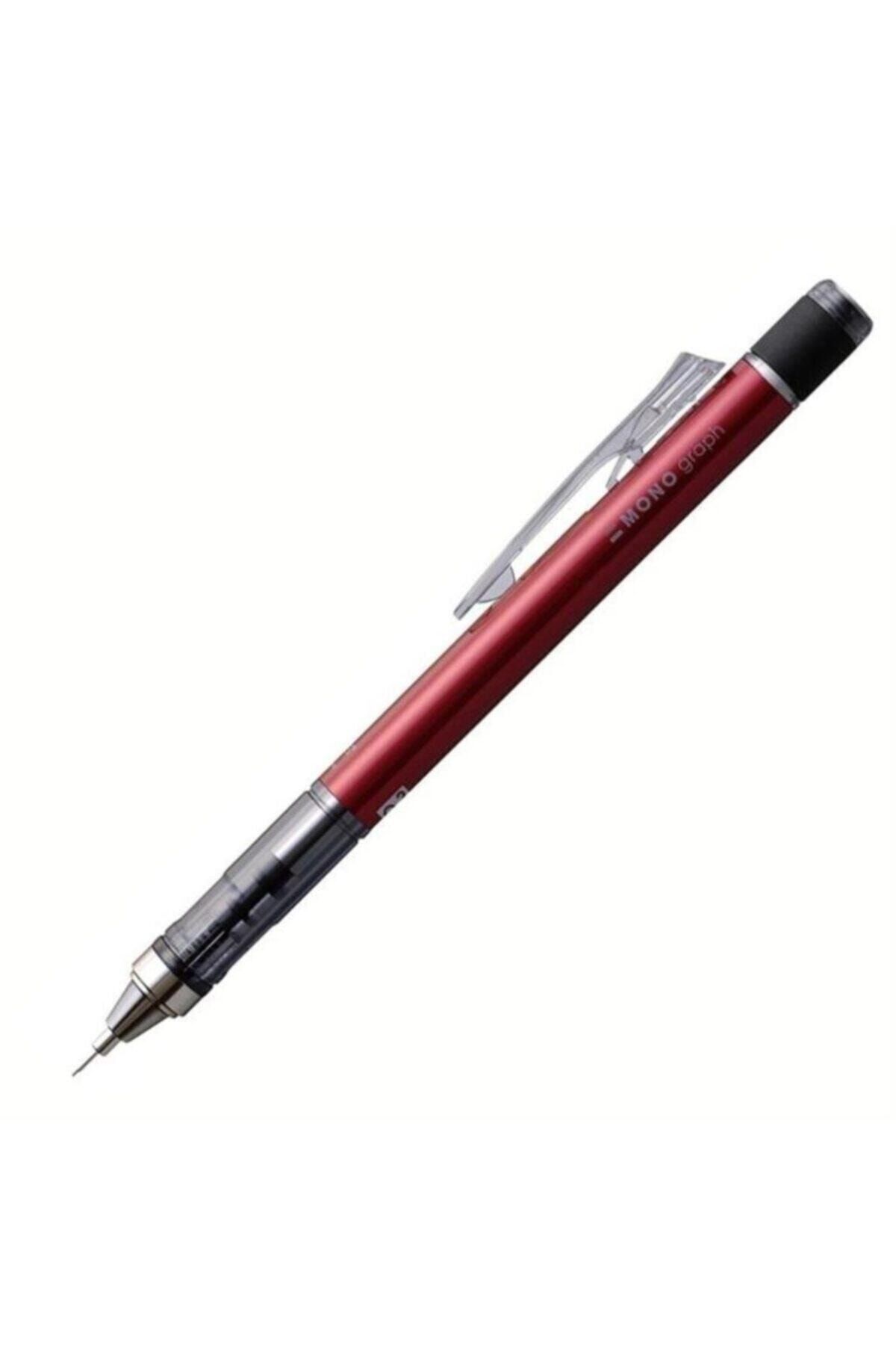 Tombow Mono Graph Mekanik Kurşun Kalem 0.7 mm Kırmızı