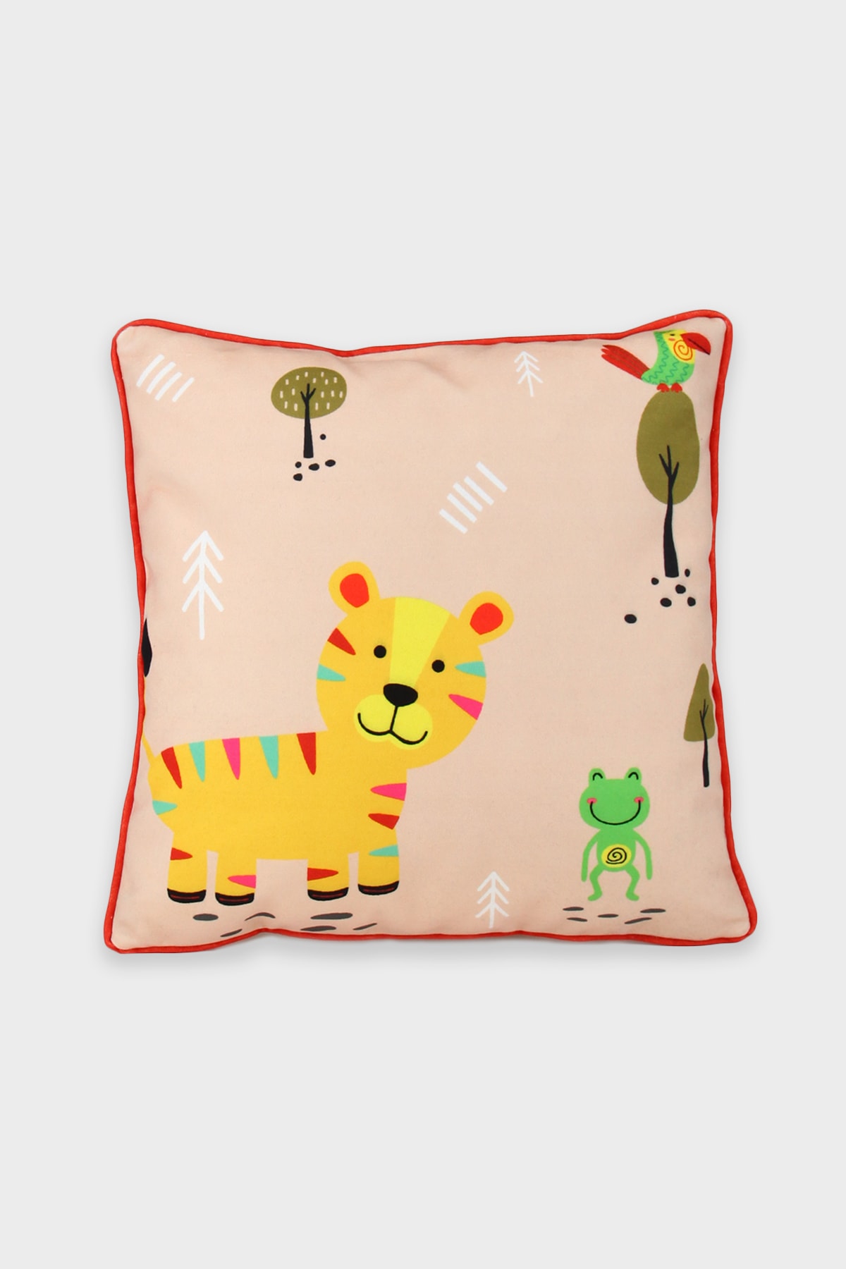 Sertex Home Pembe Hayvanlı Kare Yastık