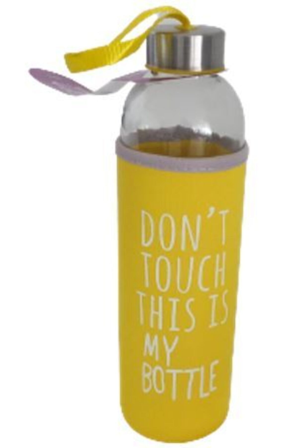 Ckc Kılıflı Cam Matara 750ml 9668 Sarı