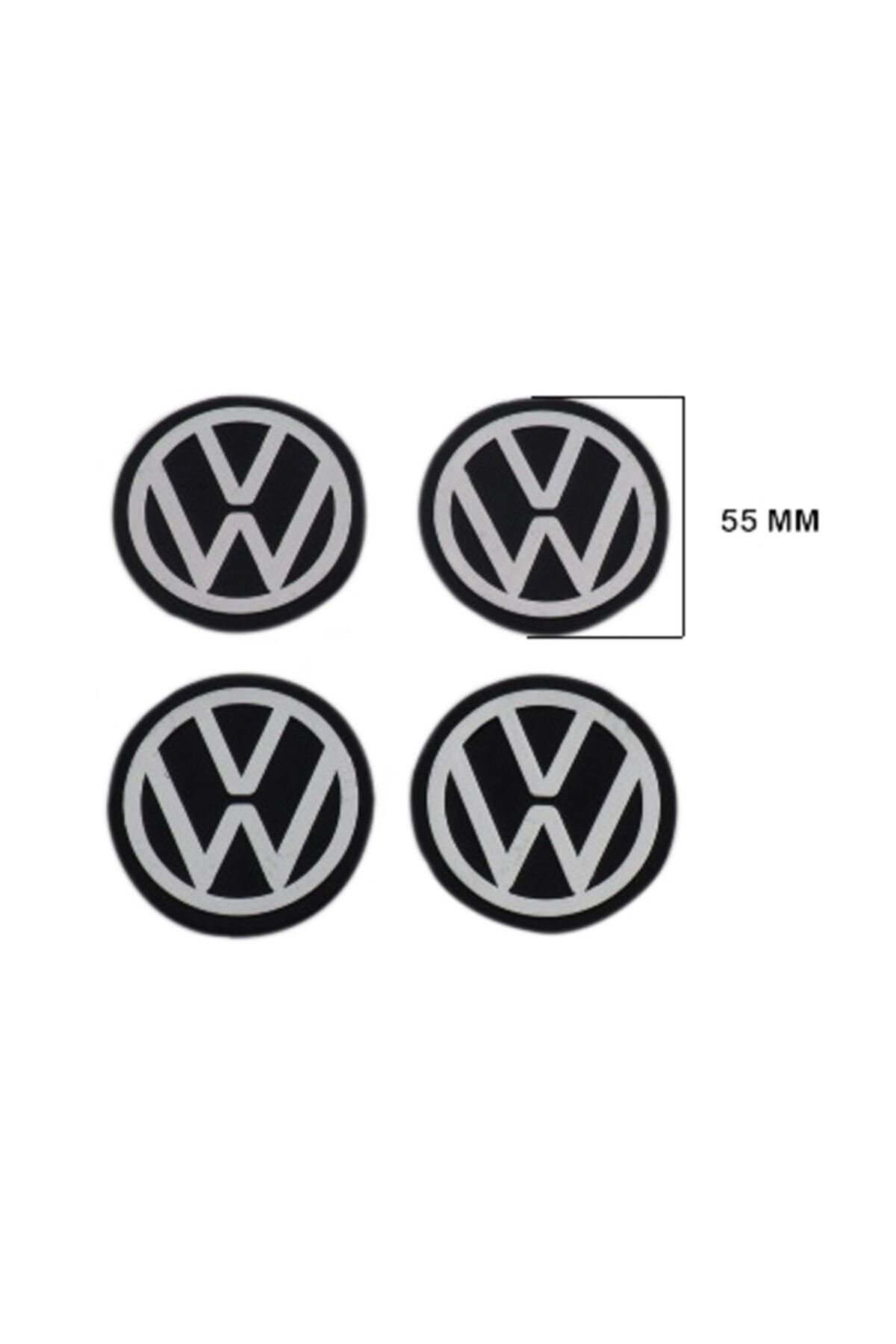 Volkswagen Jant Göbeği Arması 4 Lü Yapıştırma Q55 Golf -passat-jetta 8900