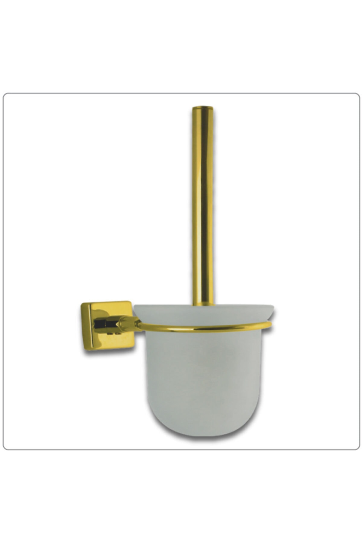 CSK BANYO Aksu Gold Klozet Fırçası Pirinç 5 Yıl Garantili