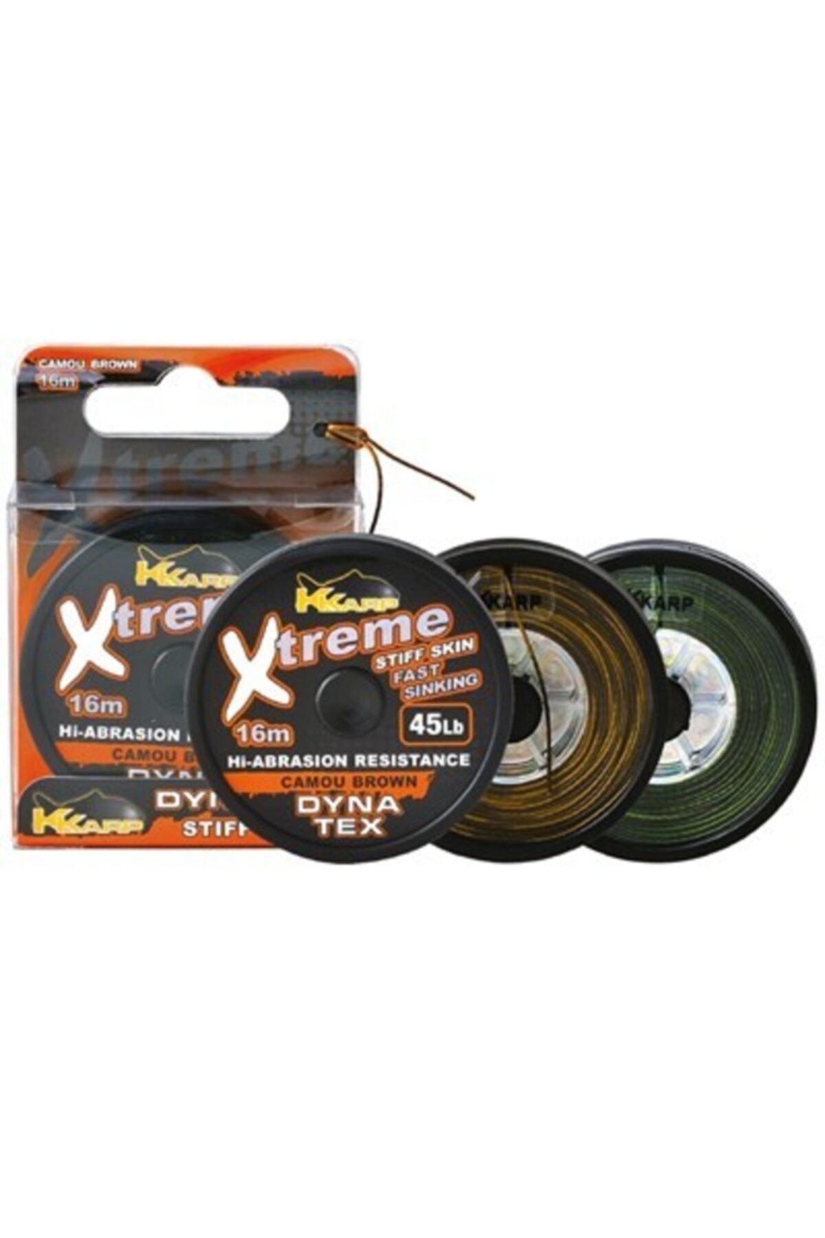 KKarp Extreme Stiff Camo 16m Kahverengi Leader Misina