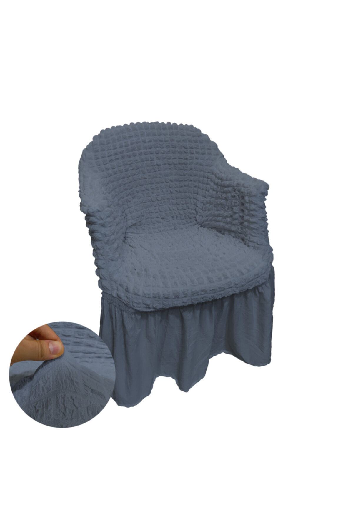 Pure Style Bürümcük Likralı Esnek Lastikli Yıkanabilir Kollu Sandalye Örtüsü Kollu Sandalye Kılıfı