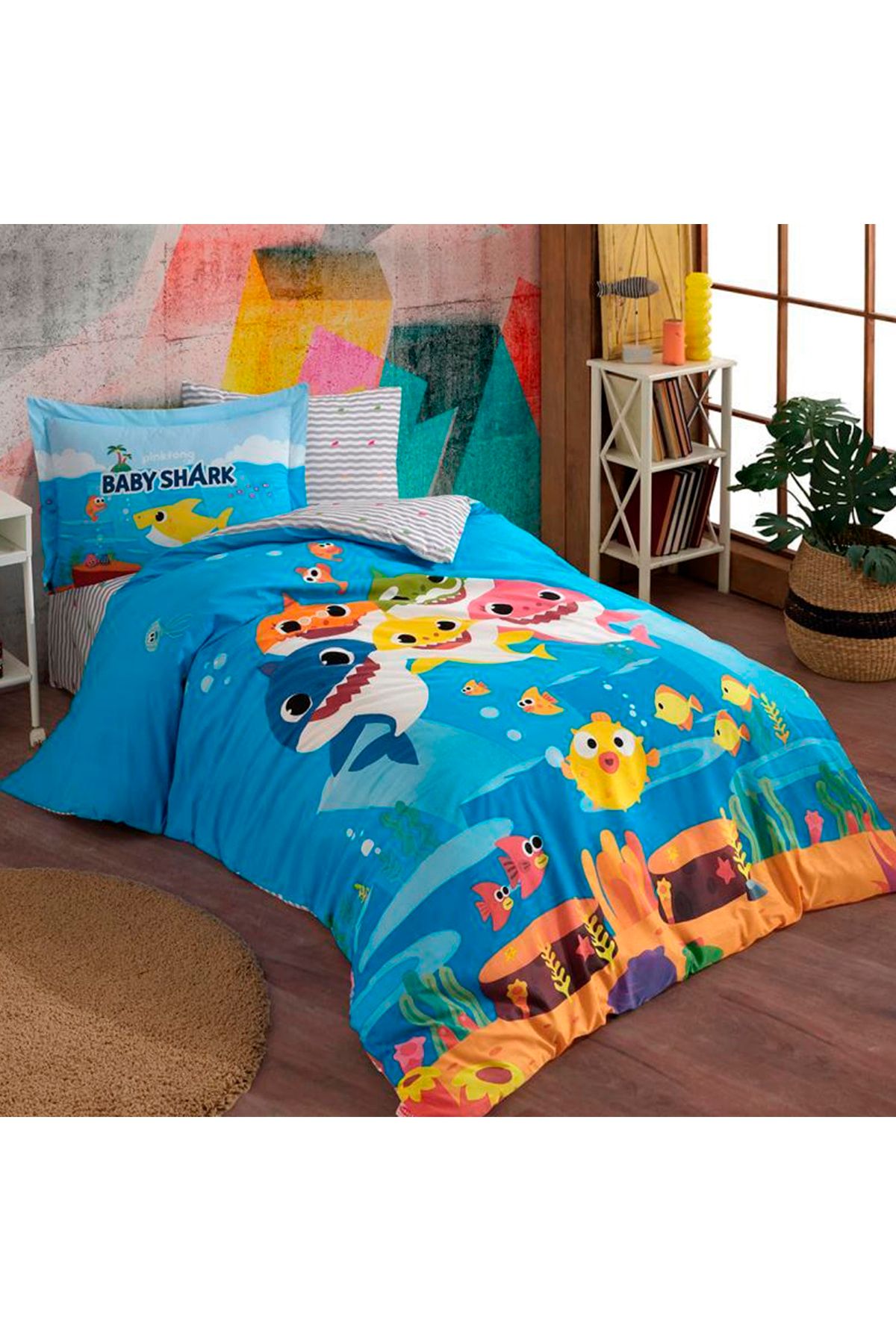 Baby shark bed online set