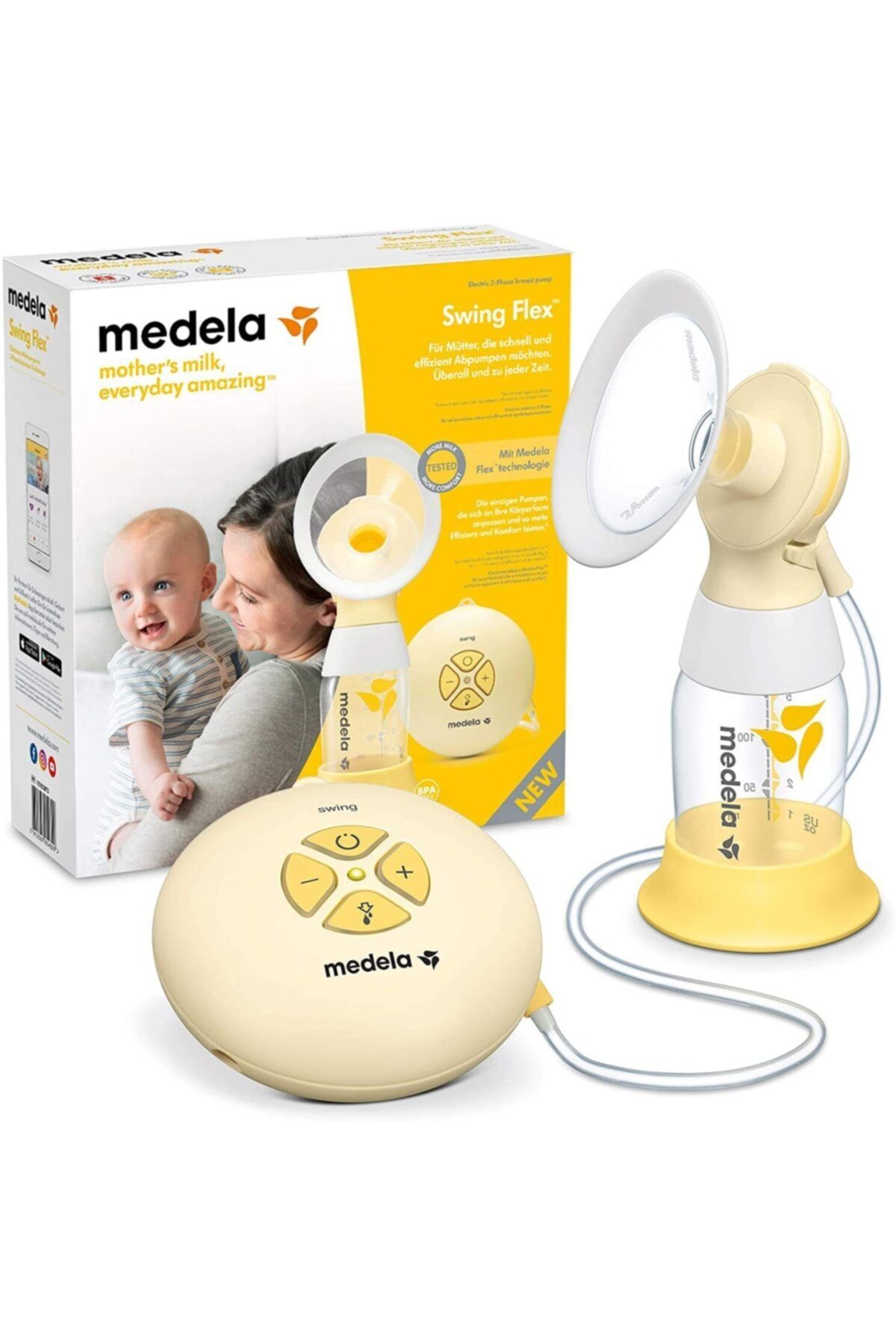 Medela Swing Flex Tekli Elektrikli Pilli Göğüs Pompası