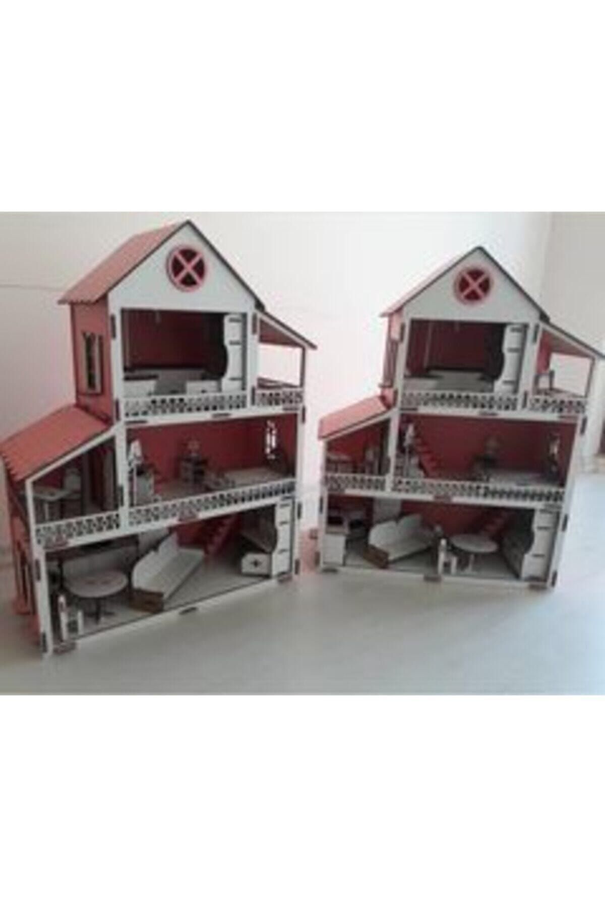 WMTasarim 55 Cm Pembe Barbie Evi