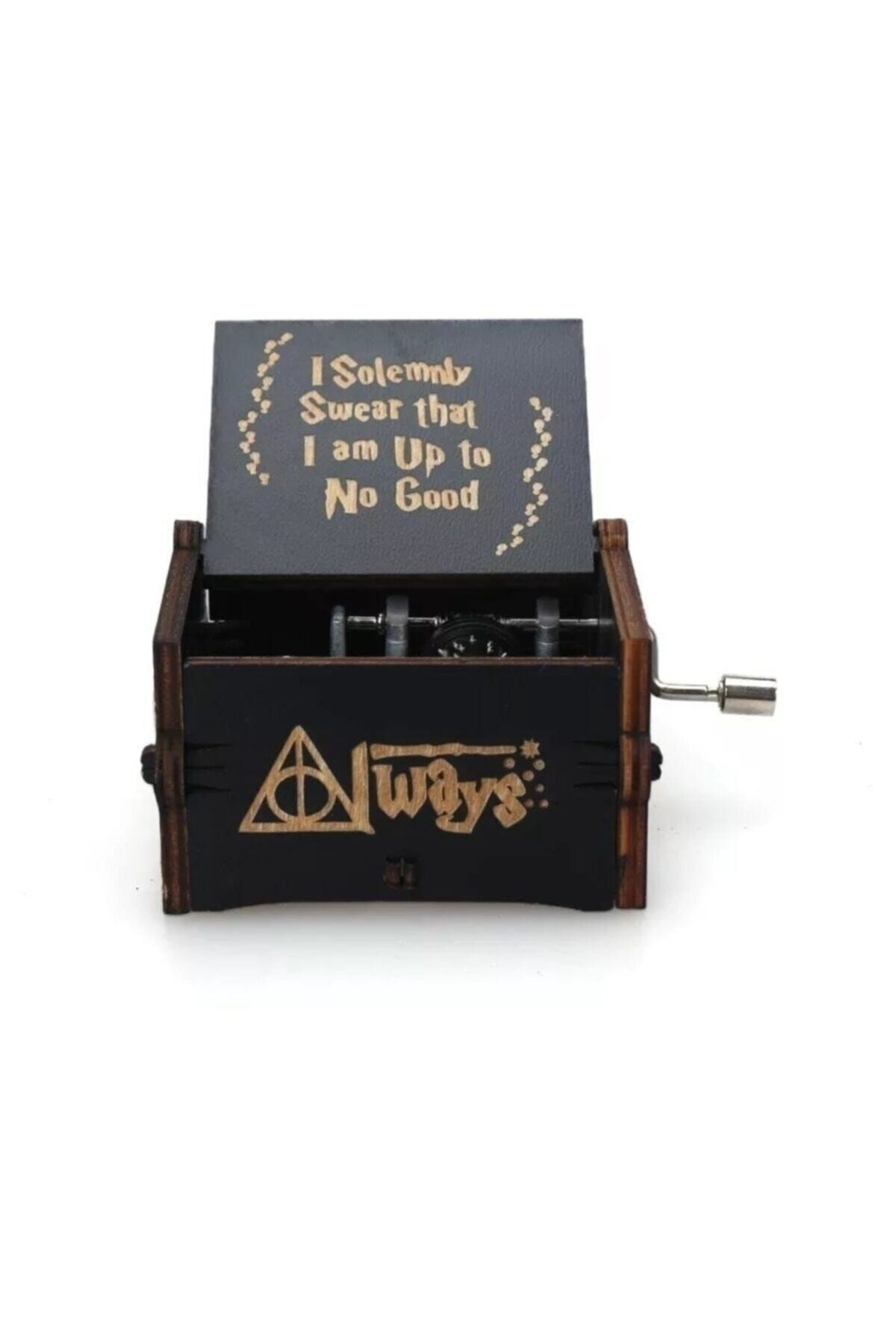 Bakgeldi Harry Potter Always Müzik Kutusu Ahşap Işlemeli