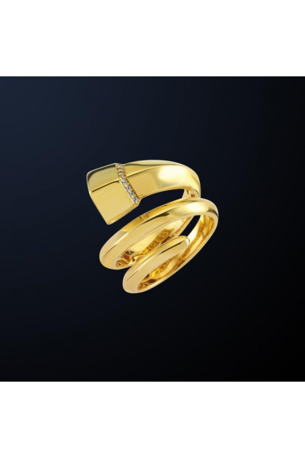 CETAŞ Mınıma Altın Yüzük 14 Ayar Sarı Altın Yüzük 5,95 gr X9050raay-14k
