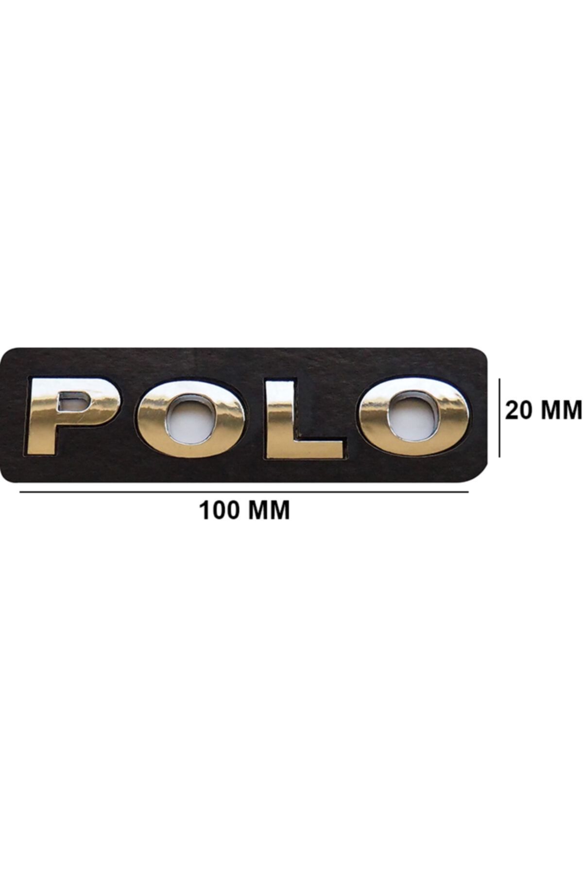 Volkswagen Yazı Polo Küçük 100mm*20mm 8212 Uyumlu