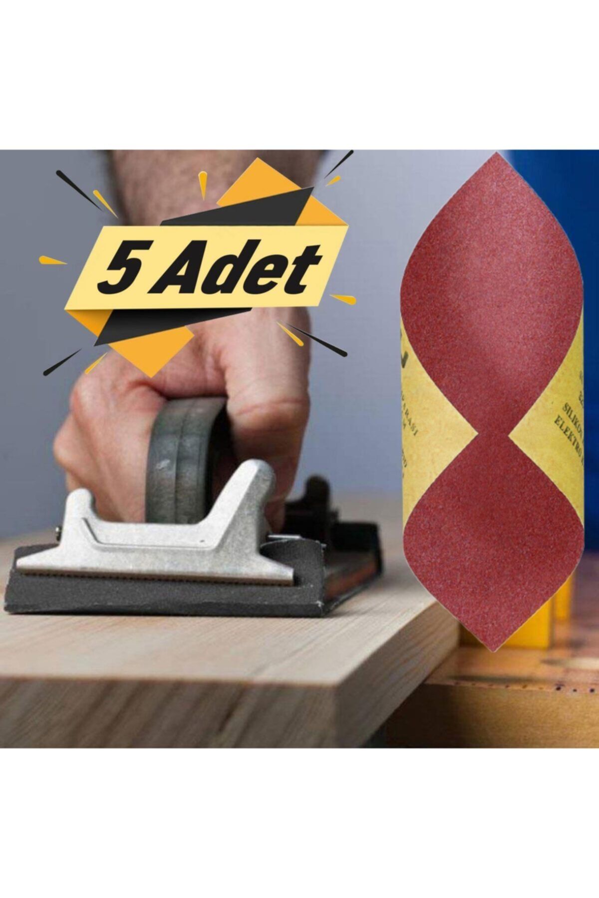 Badem10 Su Zımparası 80 Kum Yumuşak Kağıt Tabaka Sulu Kuru Zımpara 23x28 Cm (5 ADET)
