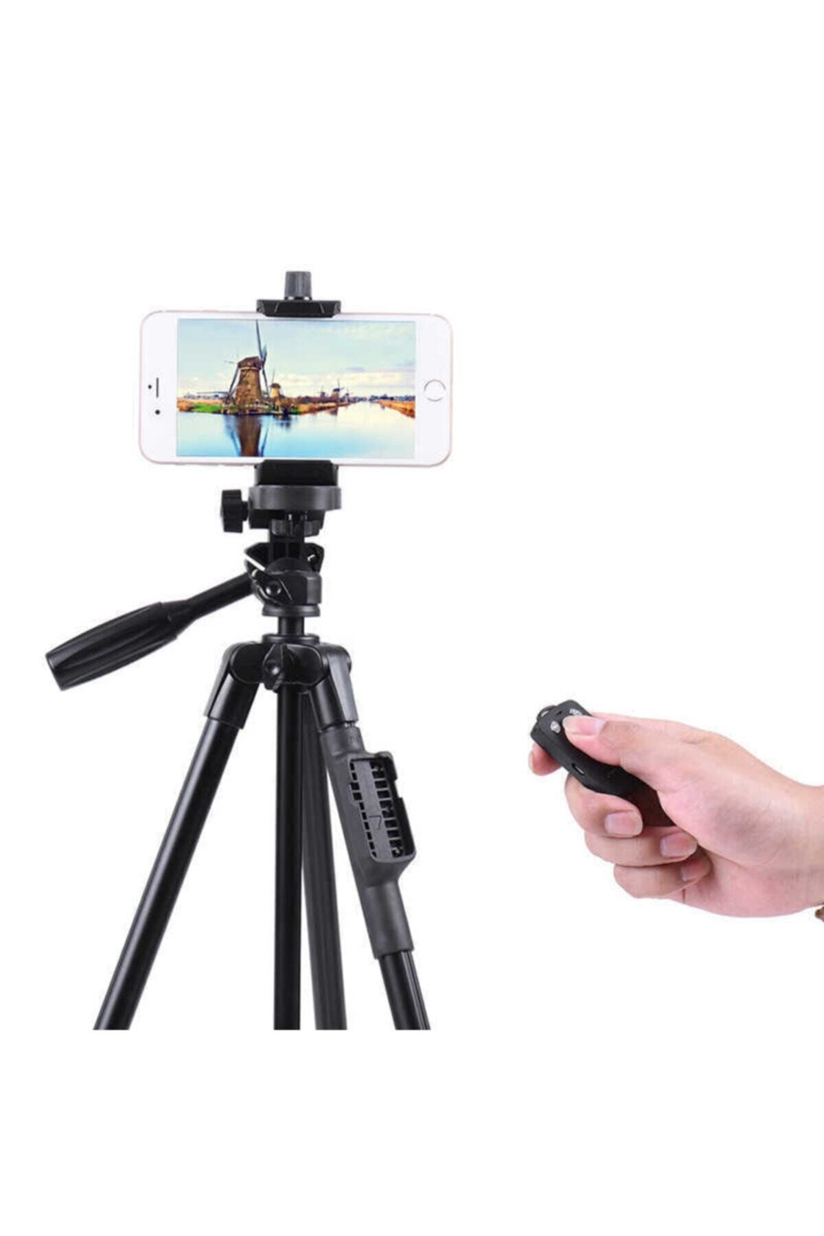 Zipax Yunteng Vct 5208 Tam Orjinal Bluetooth Kumandalı Özellikli Tripod - Telefon Ve Kamera Tutucu