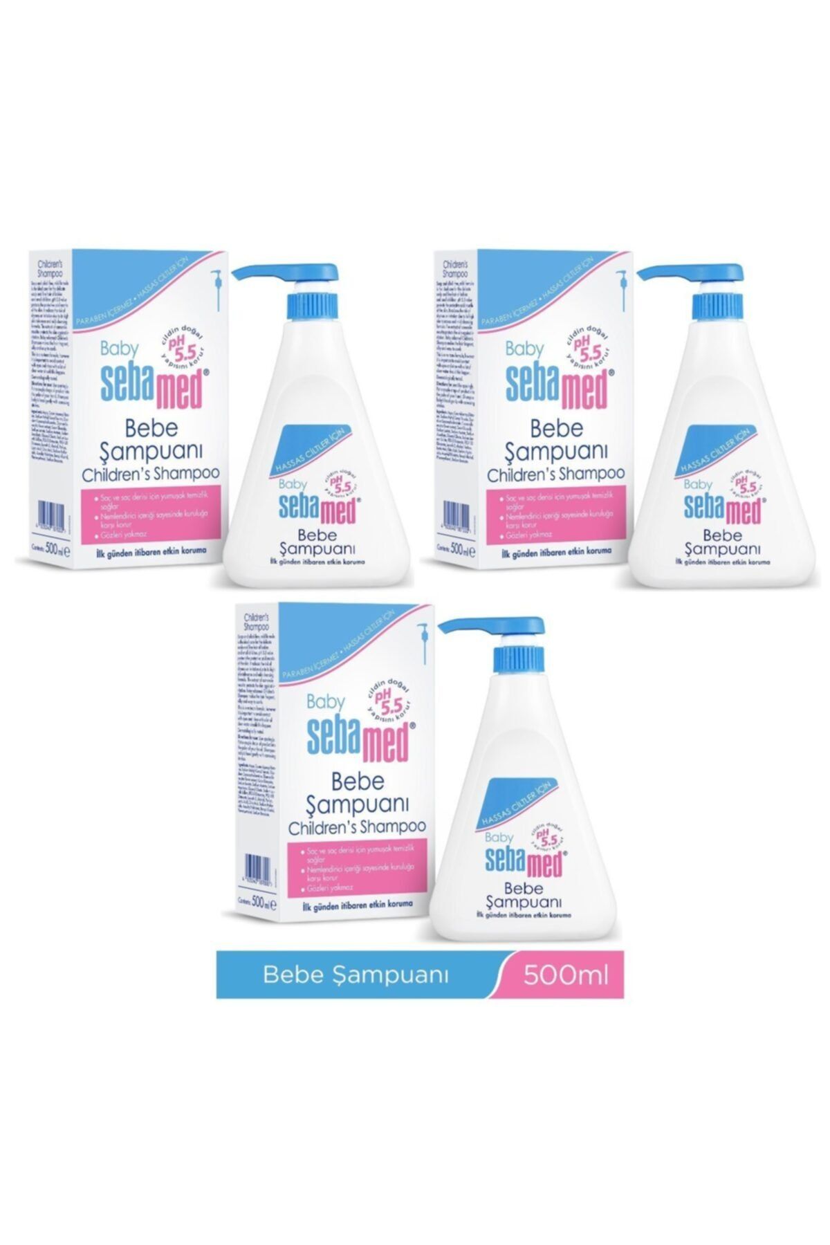 Sebamed Bebek Şampuanı 500 Ml 3 Adet