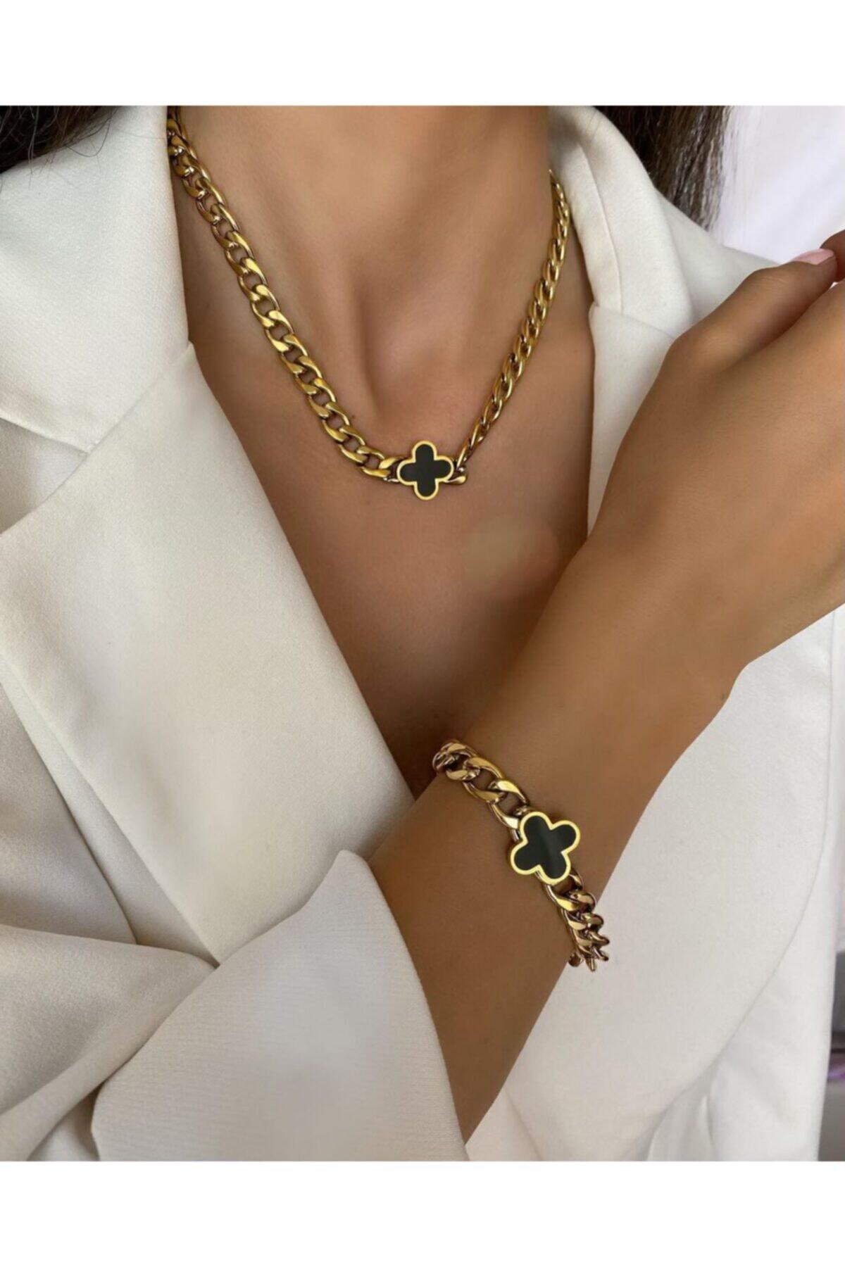 bymissnora Yonca Siyah Lv Çelik Kombin