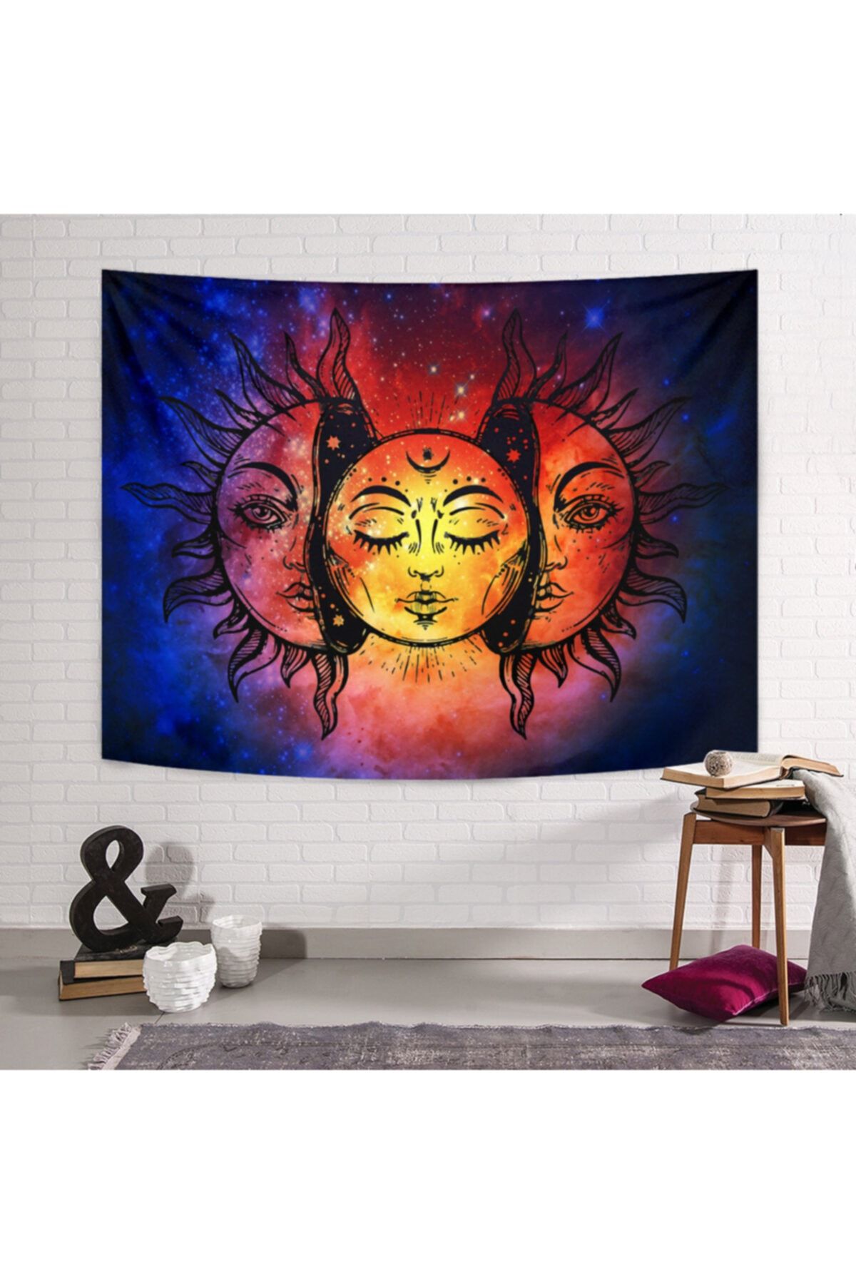 PASAJ HOME Kozmik Güneş Uzay Duvar Örtüsü