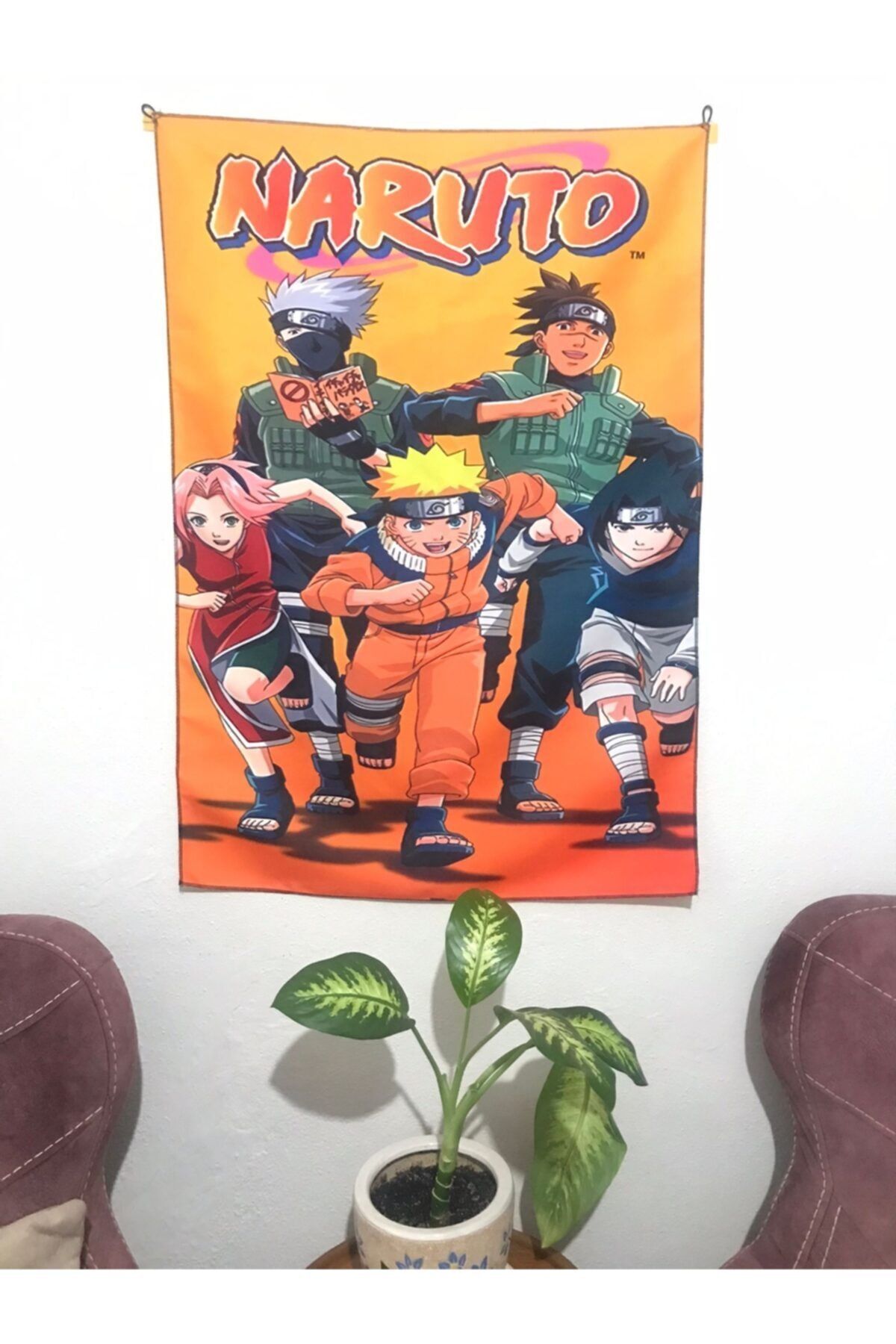 owl bag Anime Naruto Desenli Tasarım Duvar Halisi