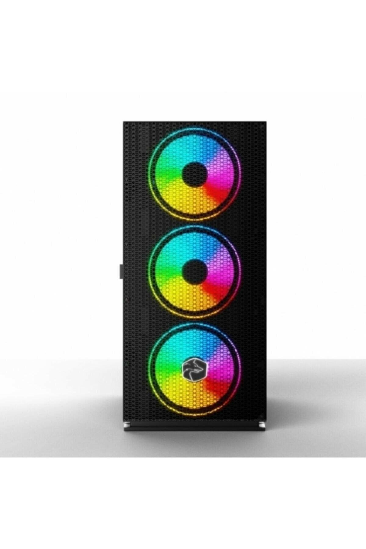 bitges Sese Duyarlı Rgb Fanlı Uzaktan Kumandalı Bilgisayar Kasası