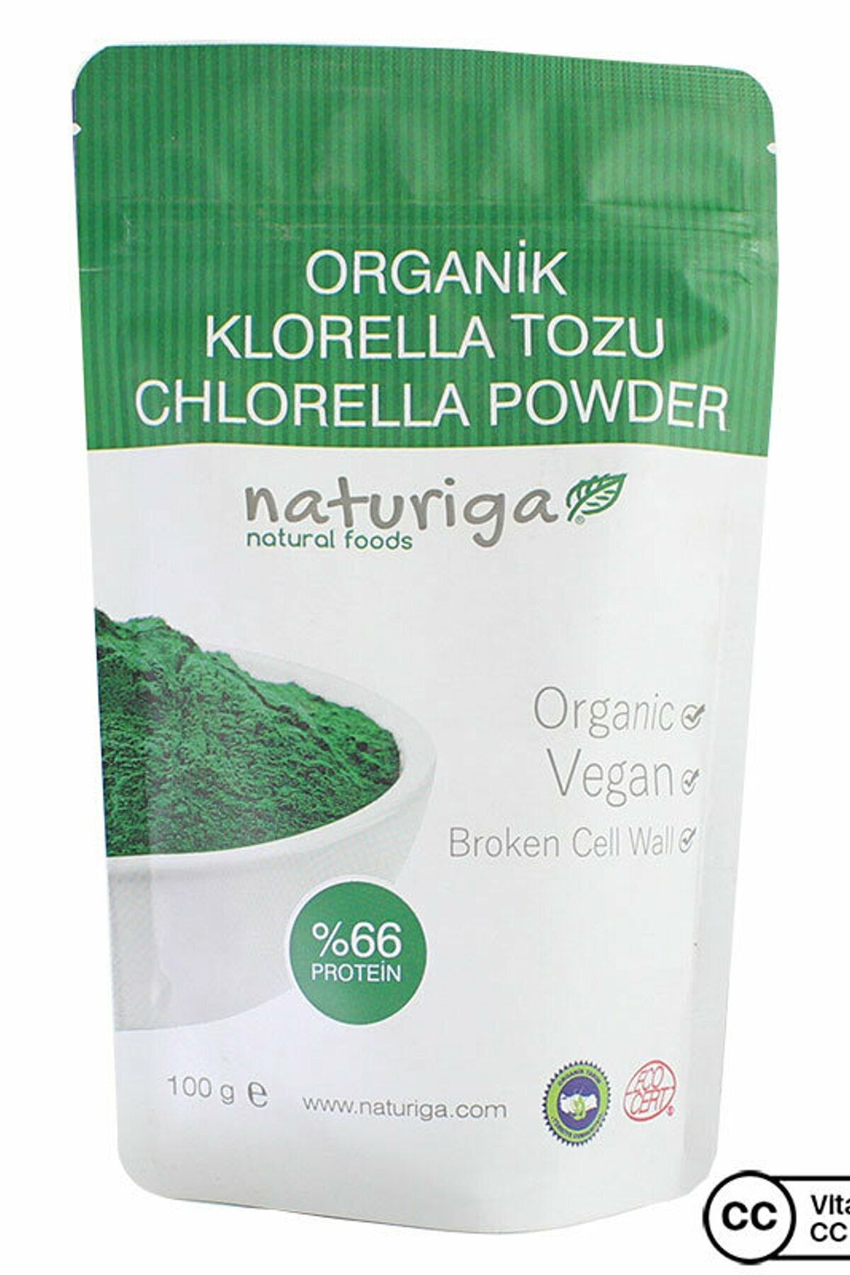 Naturiga Organik Chlorella Tozu 100 Gr