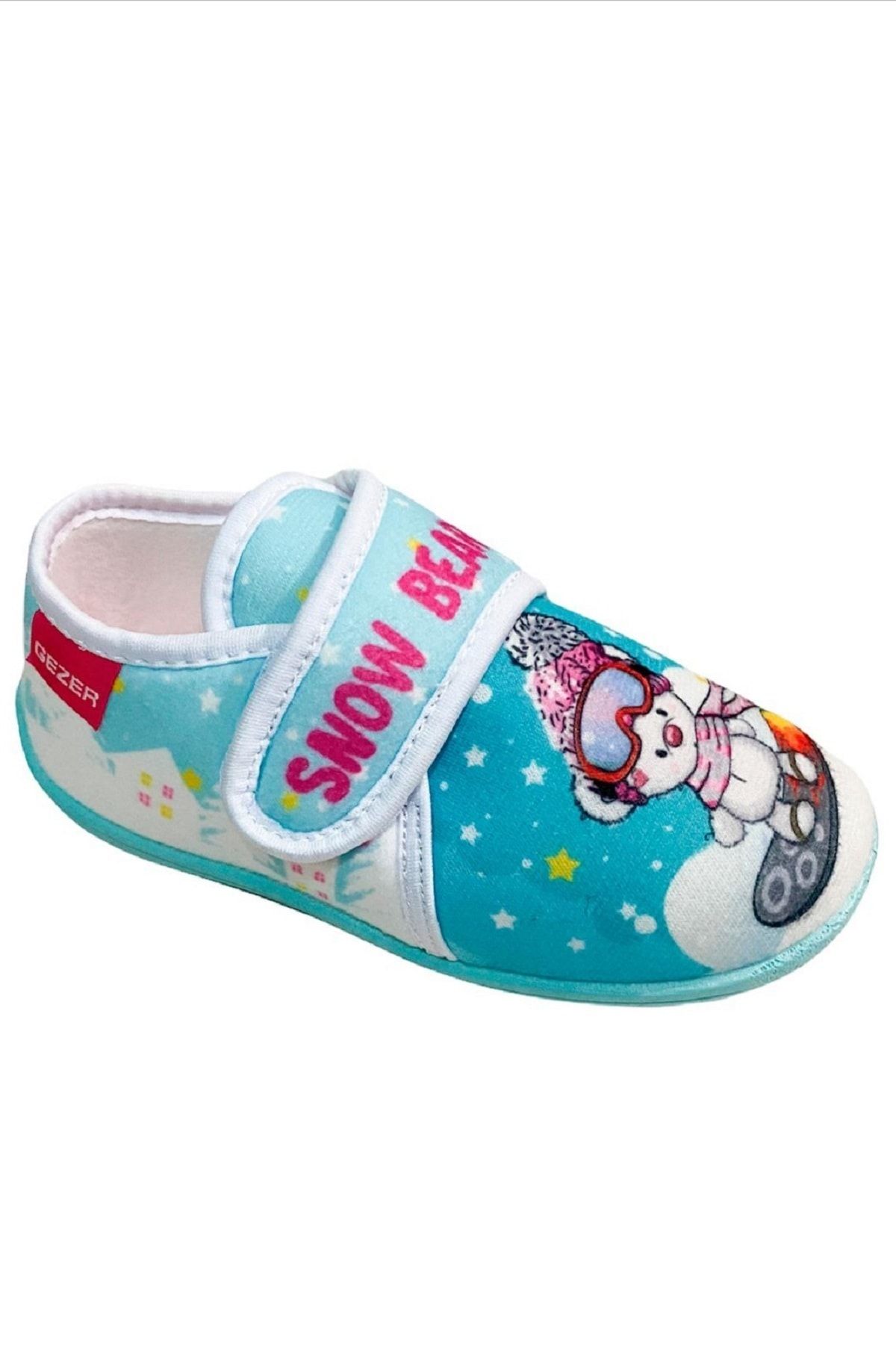 GEZER Snow Bear Çocuk Kreş/anaokulu Panduf - Beyaz - Mavi