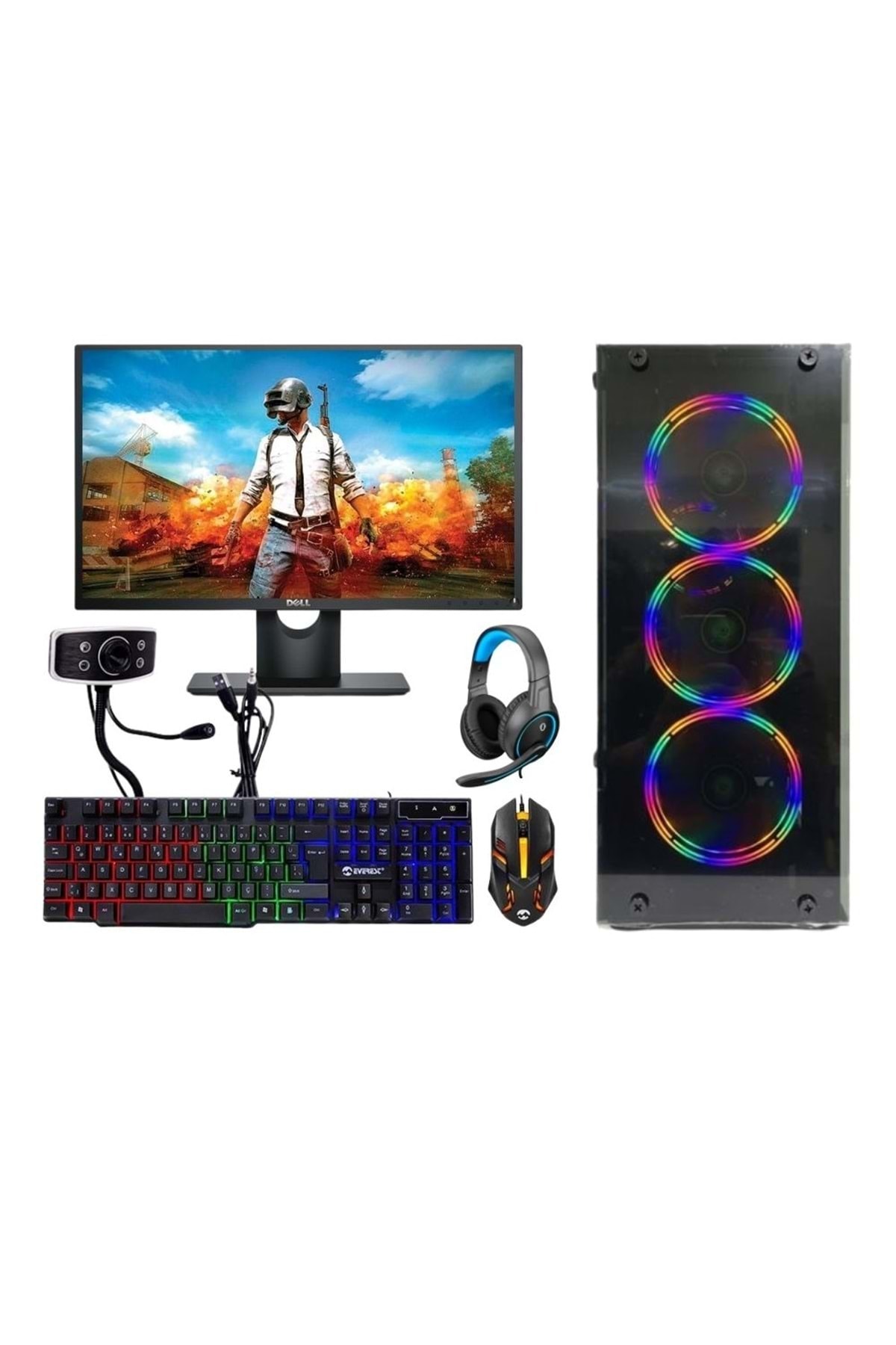 Escapelock Intel I5 3470 16gb 240gb Ssd 500gb Hdd Amd R7 240 23.8\