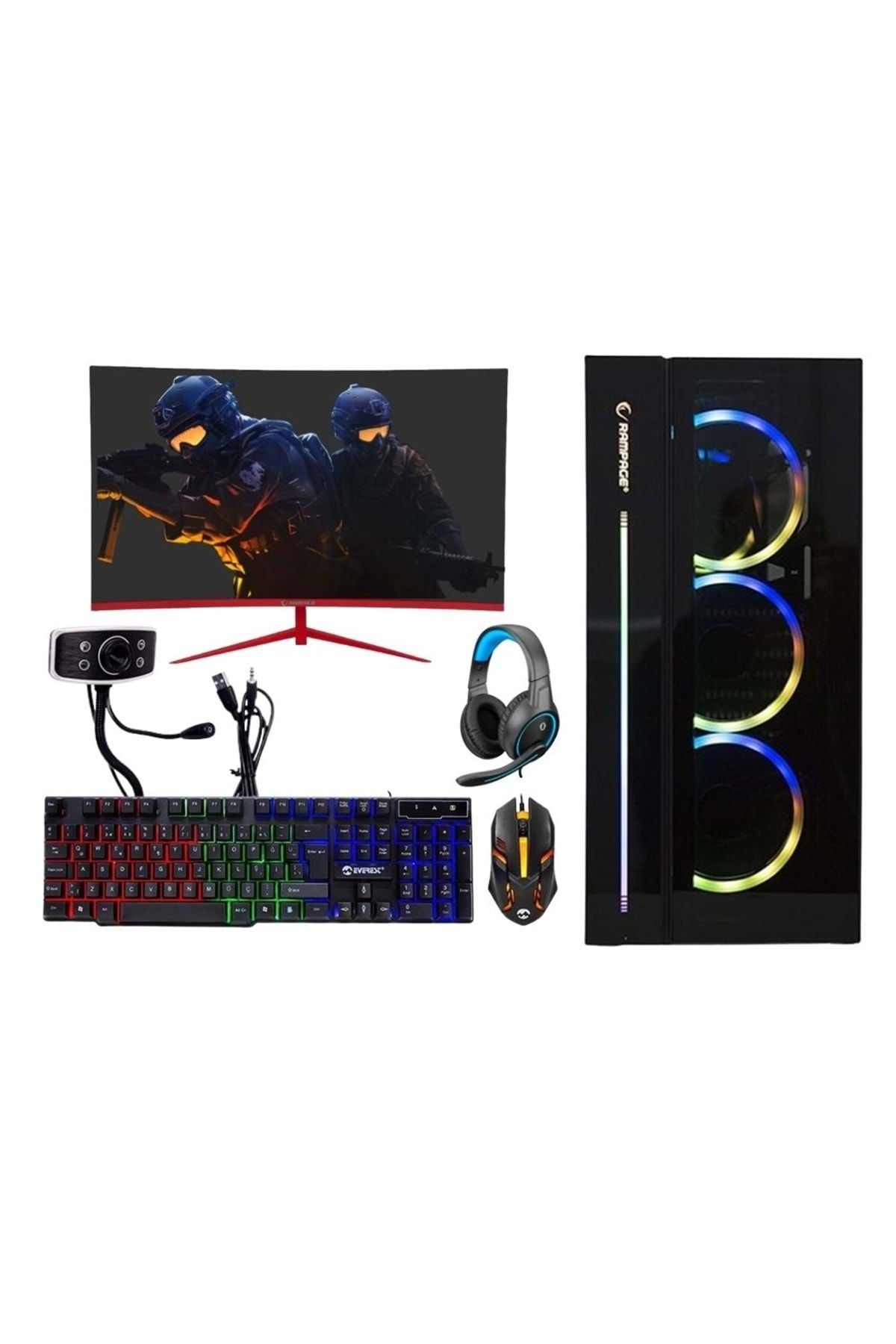 Escapelock Amd Ryzen 5 3600 8gb 240gb Ssd 500gb Hdd Amd R7 240 27\