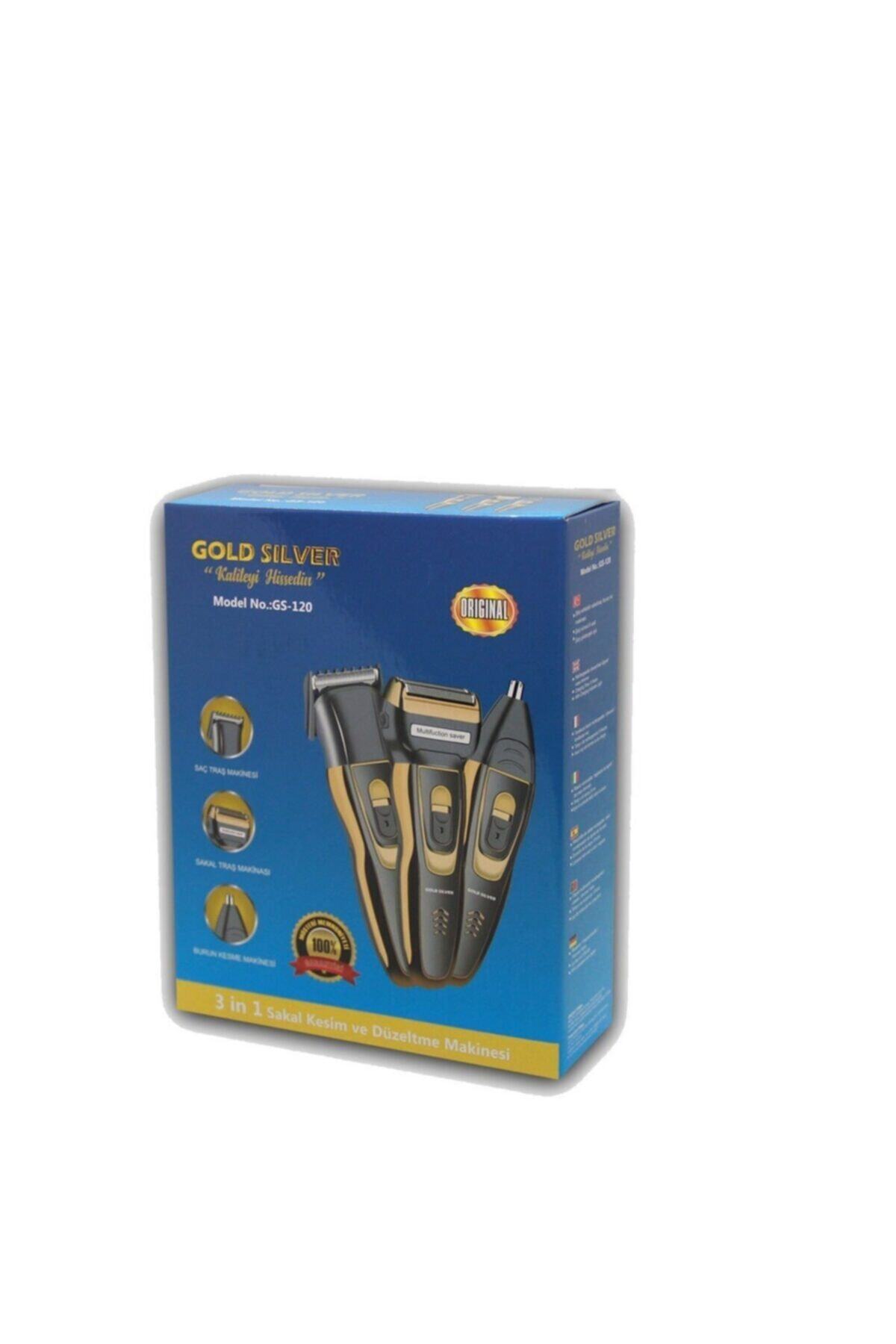 esilay shop Gold Sılver Gs-120 Çok Amaçlı Traş Makinesi