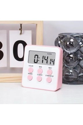 Dijital Kolay Kurulum Öğrenci Saati 24 Geri Sayım Cihazı Saat - Alarm 2 Kademeli Kronometre Image 0