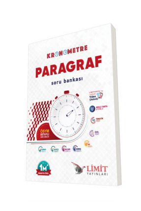 LİMİT KRONOMETRE PARAGRAF SORU BANKASI 1M BASKI Image 0