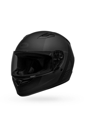 Qualifier Turnpike Mat Siyah Gri Motosiklet Kaskı Image 0