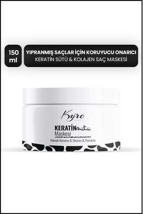 Yıpranmış Saçlar İçin Koruyucu Onarıcı Keratin Sütü & Kolajen Saç Maskesi Image 0