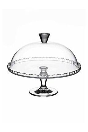 Pasta Kek Fanusu Sunum Tabağı Kapaklı 95200 Image 0